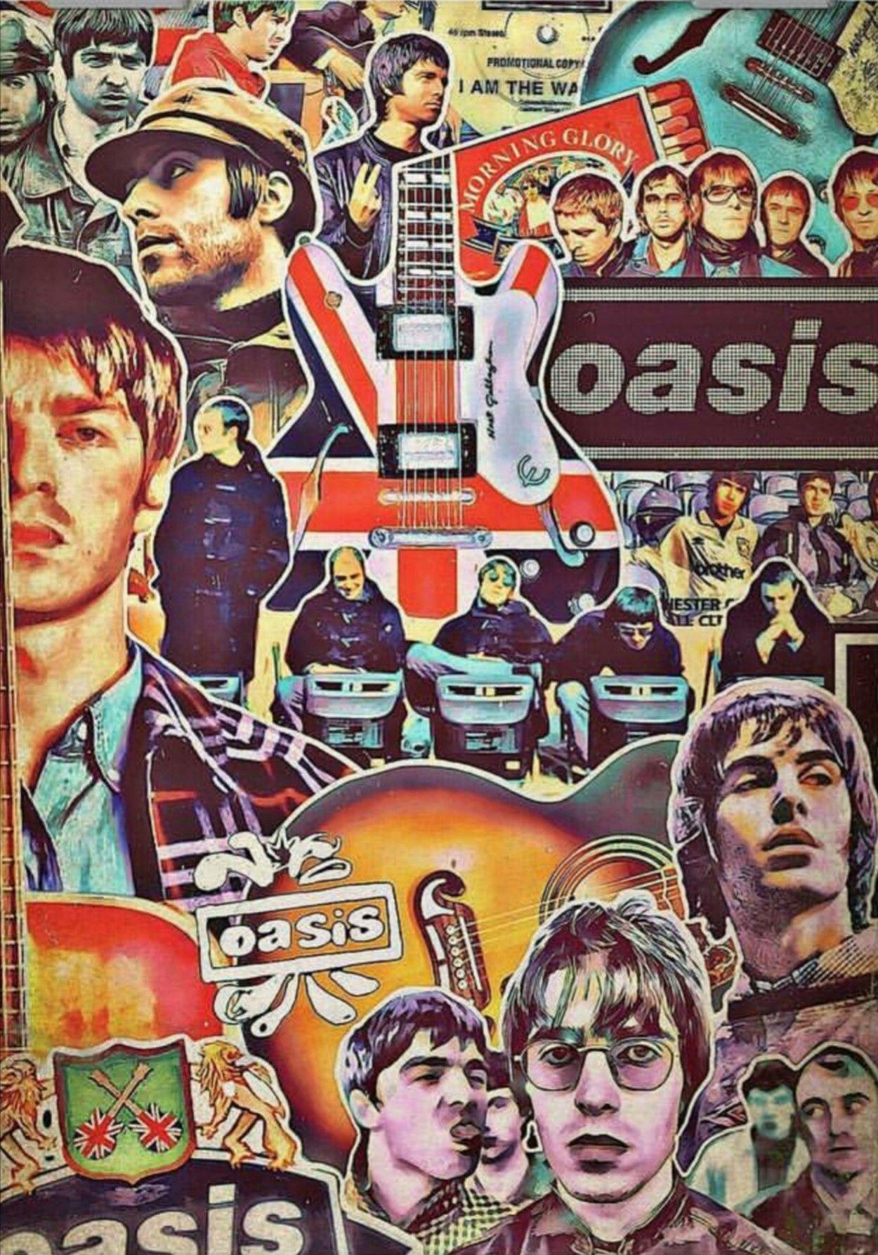 1250x1786 Oasis art courtesy of Newell Prints. Oasis band, Wonderwall oasis, Oasis music