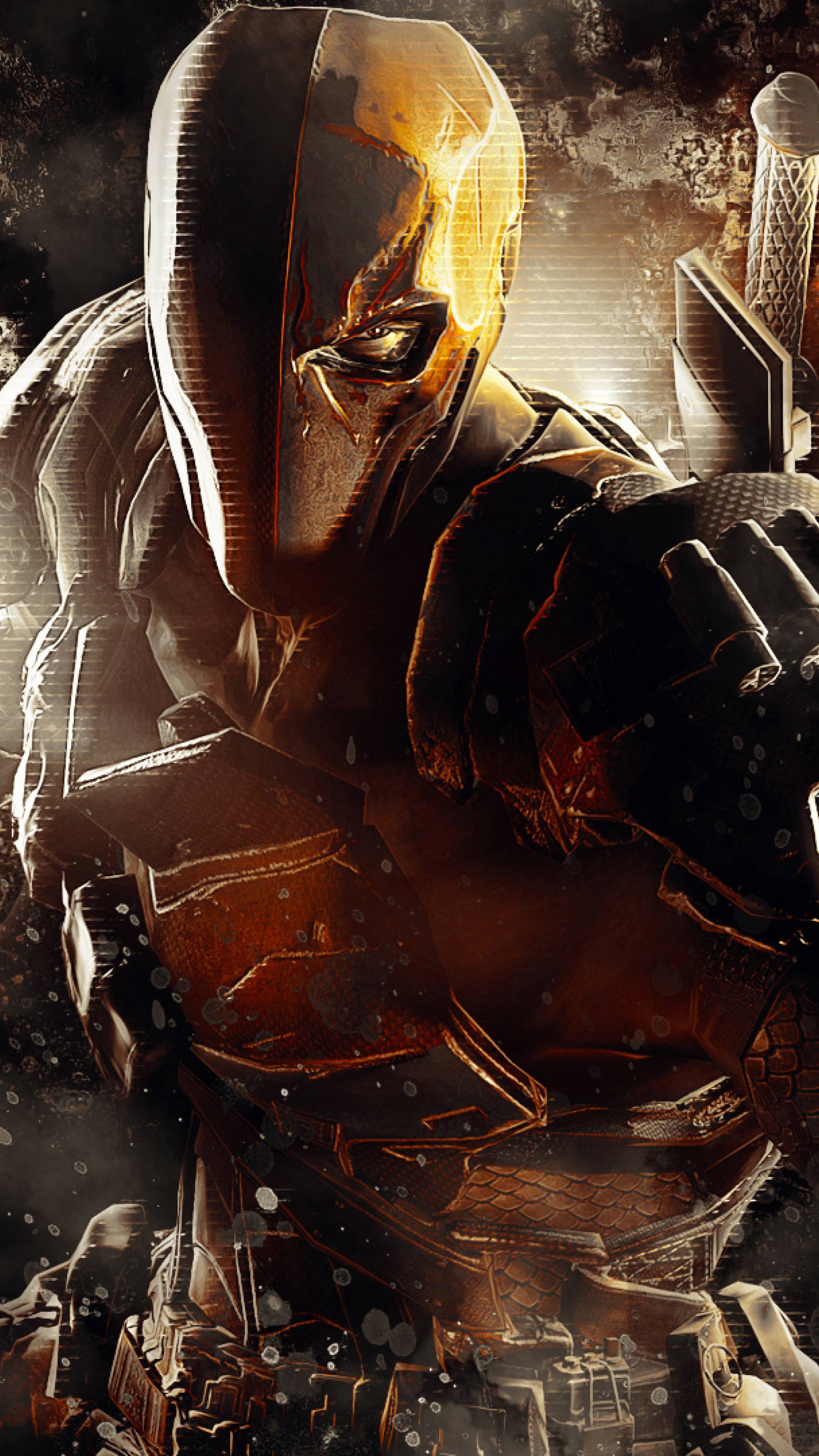 2160x3840 batman arkham origins, deathstroke, warner bros. games montreal Sony Xperia X, XZ, Z5 Premium Wallpaper, HD Games 4K Wallpaper, Image, Photo and Background