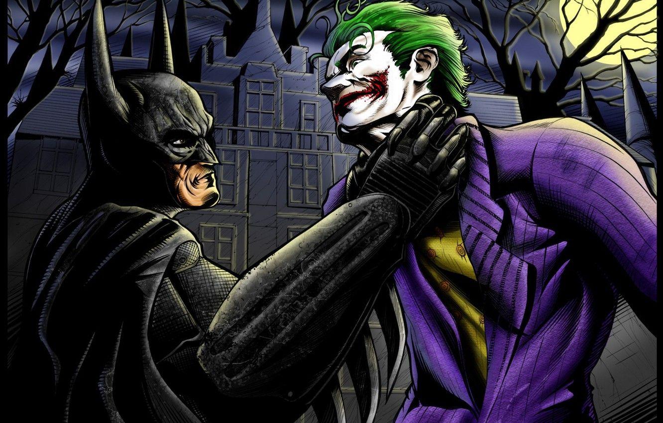 1332x850 Wallpaper Batman: Arkham Asylum, Batman, Joker, arkham image for desktop, section игры