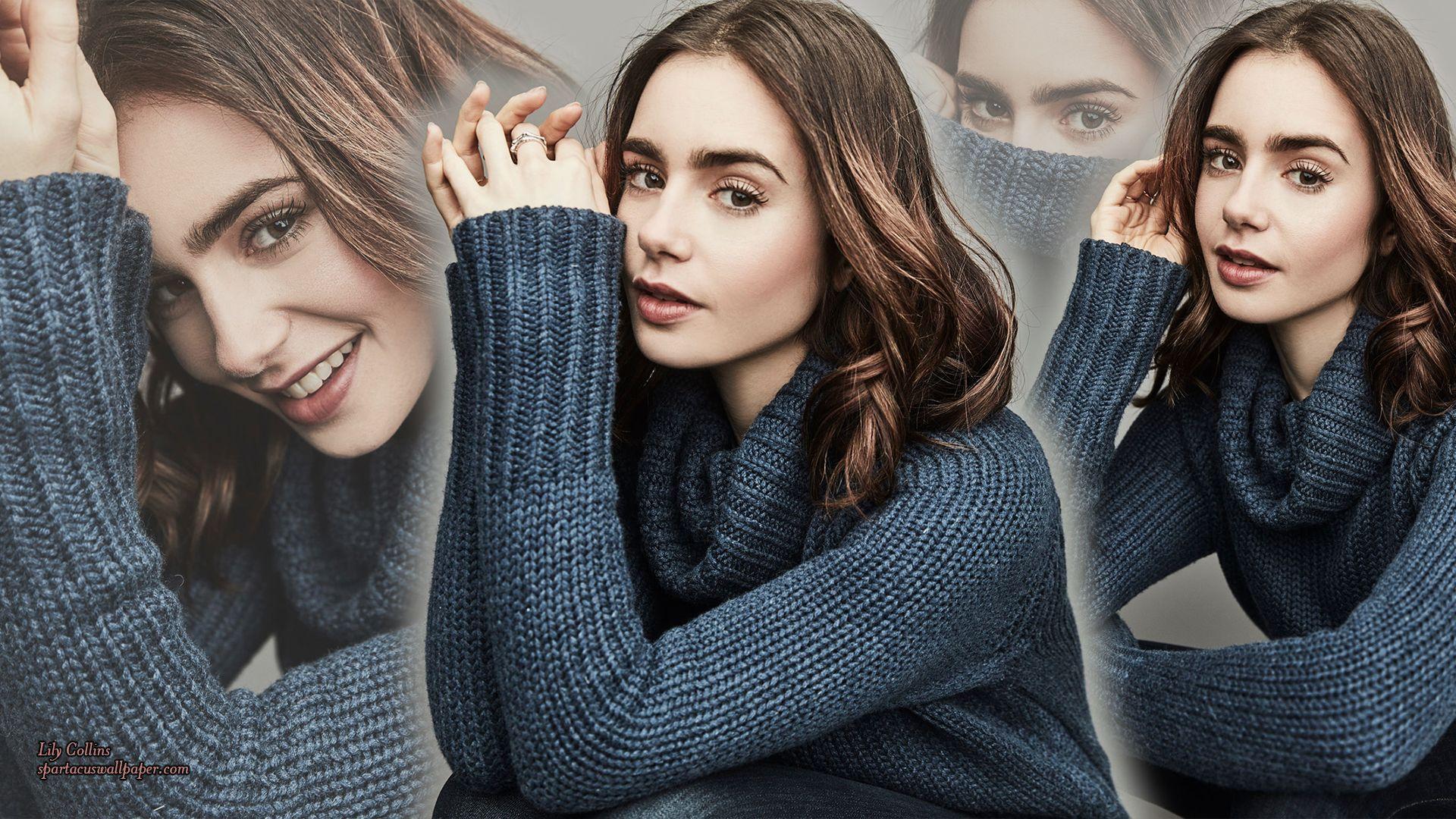 1920x1080 Lily Collins IX. Desktop Background. Mobile Home Screens