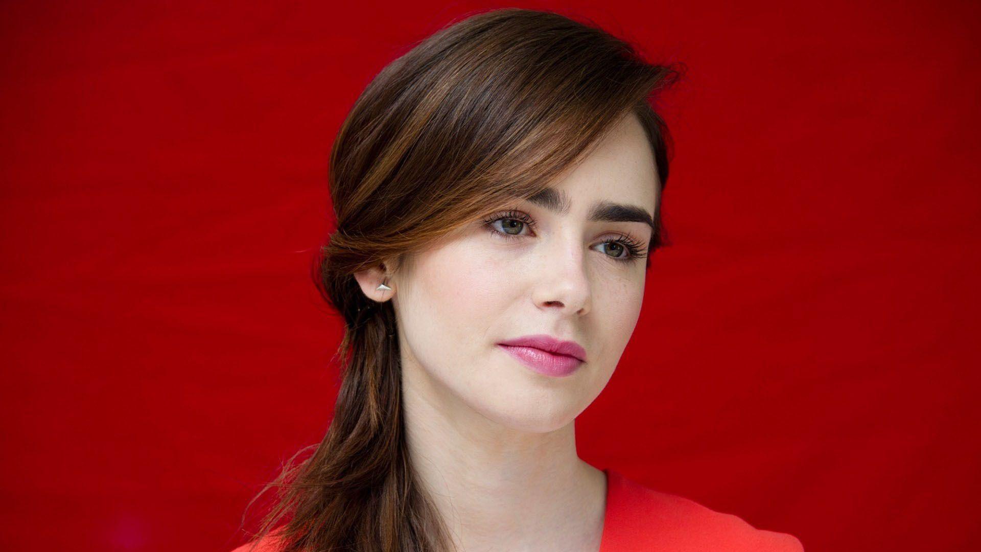 1920x1080 Lily Collins HD Wallpaper