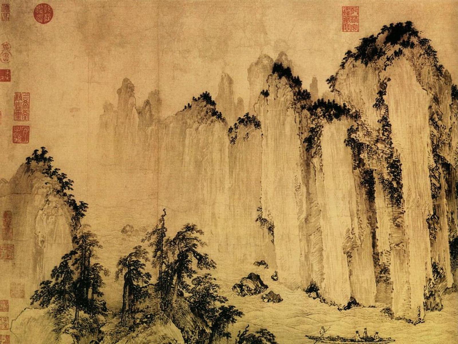 1600x1200 Asian Art Wallpaper