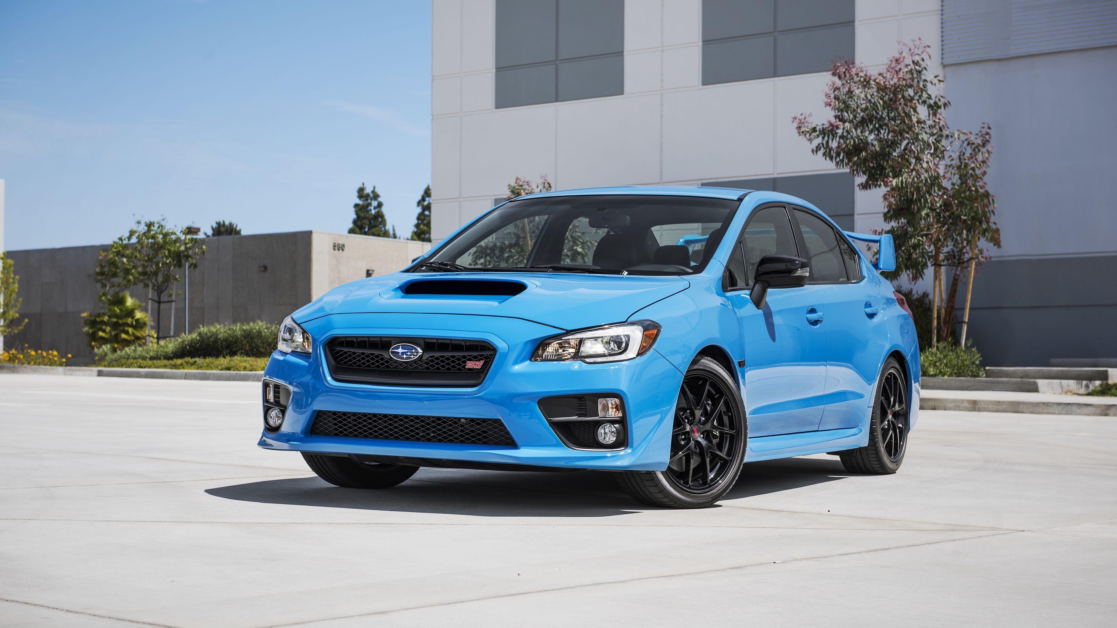 3840x2160 Download wallpaper 3840x2160 subaru, wrx, sti, side view 4k uhd 16:9 HD background