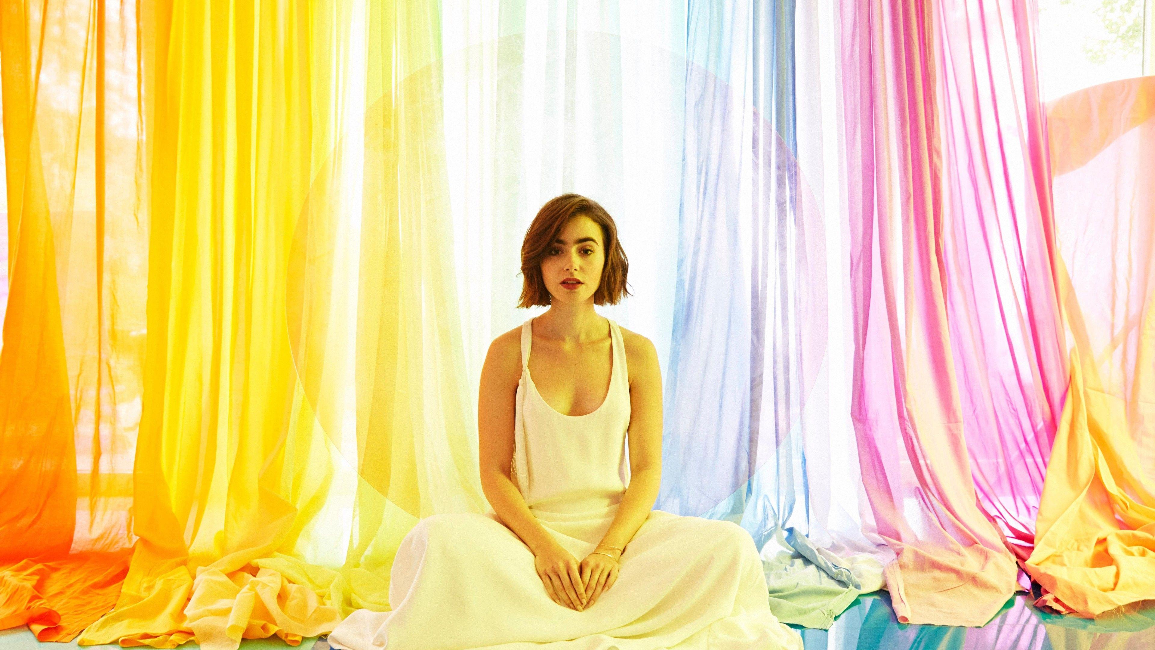 3840x2160 Wallpaper 4k Lily Collins 5k 2019 4k Wallpaper, 5k Wallpaper, Celebrities Wallpaper, Girls Wallpaper, Hd Wallpaper, Lily Collins Wallpaper, Model Wallpaper