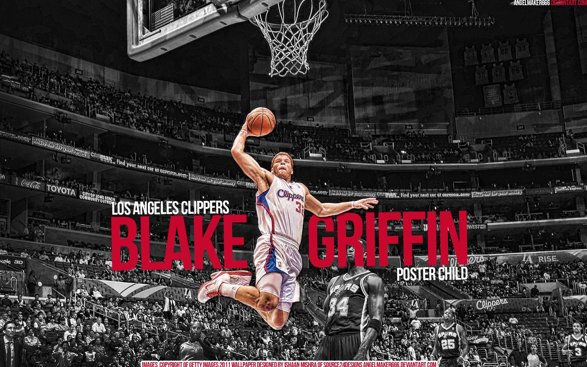 1920x1200 Blake Griffin Dunk vs Spurs Widescreen Wallpaper. Basketball Wallpaper at