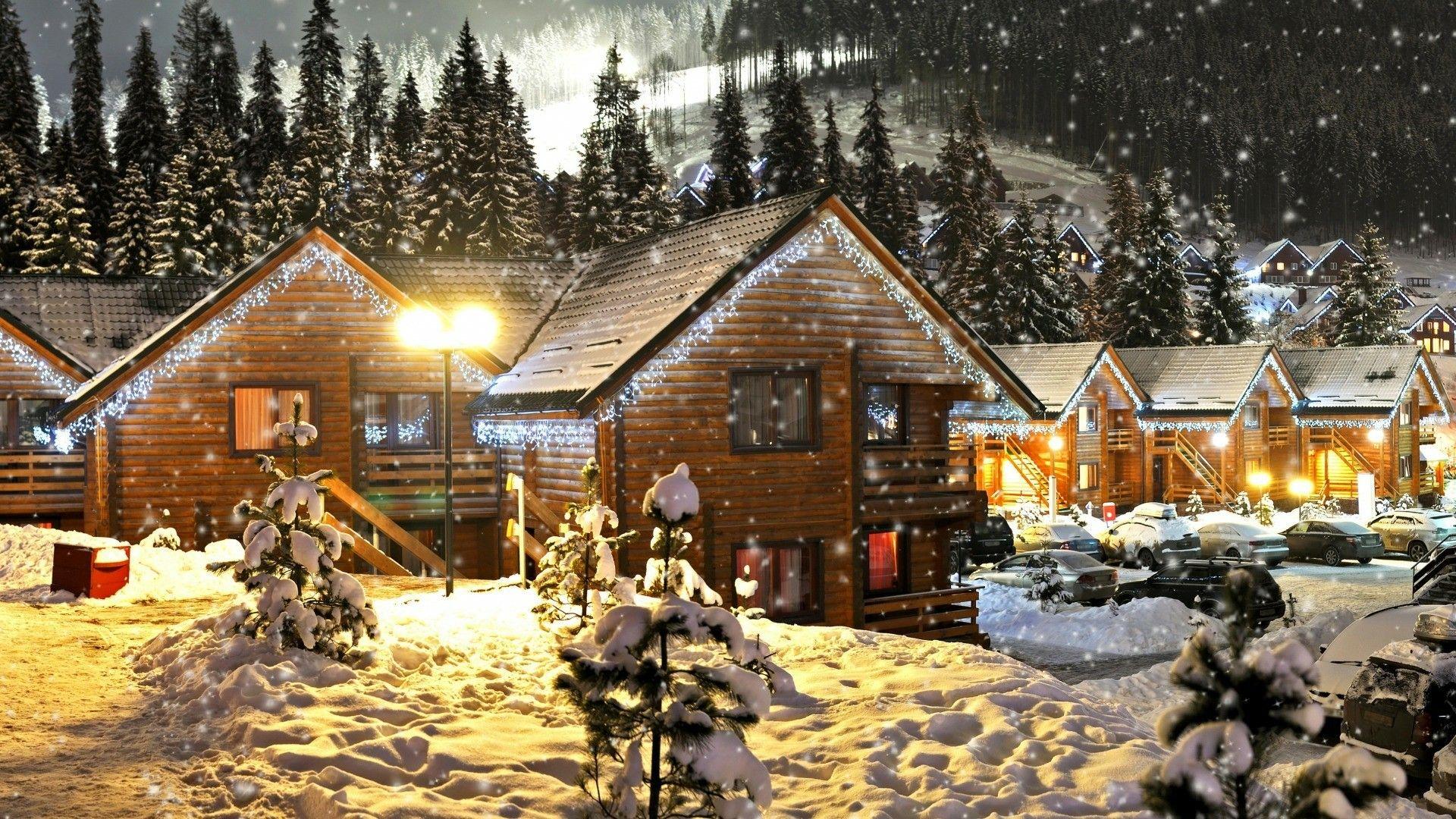 Log Cabin Winter Wallpapers - Top Free Log Cabin Winter Backgrounds