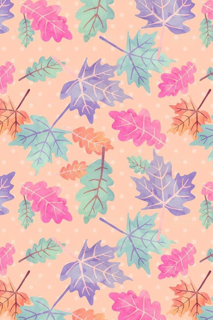 735x1102 iPhone Wallpaper : 3 FOR 2. Fall Autumn Treats Digital Paper. Thanksgiving Pumpkin Latte, Sq. Fall wallpaper, Cupcakes wallpaper, Cute patterns wallpaper