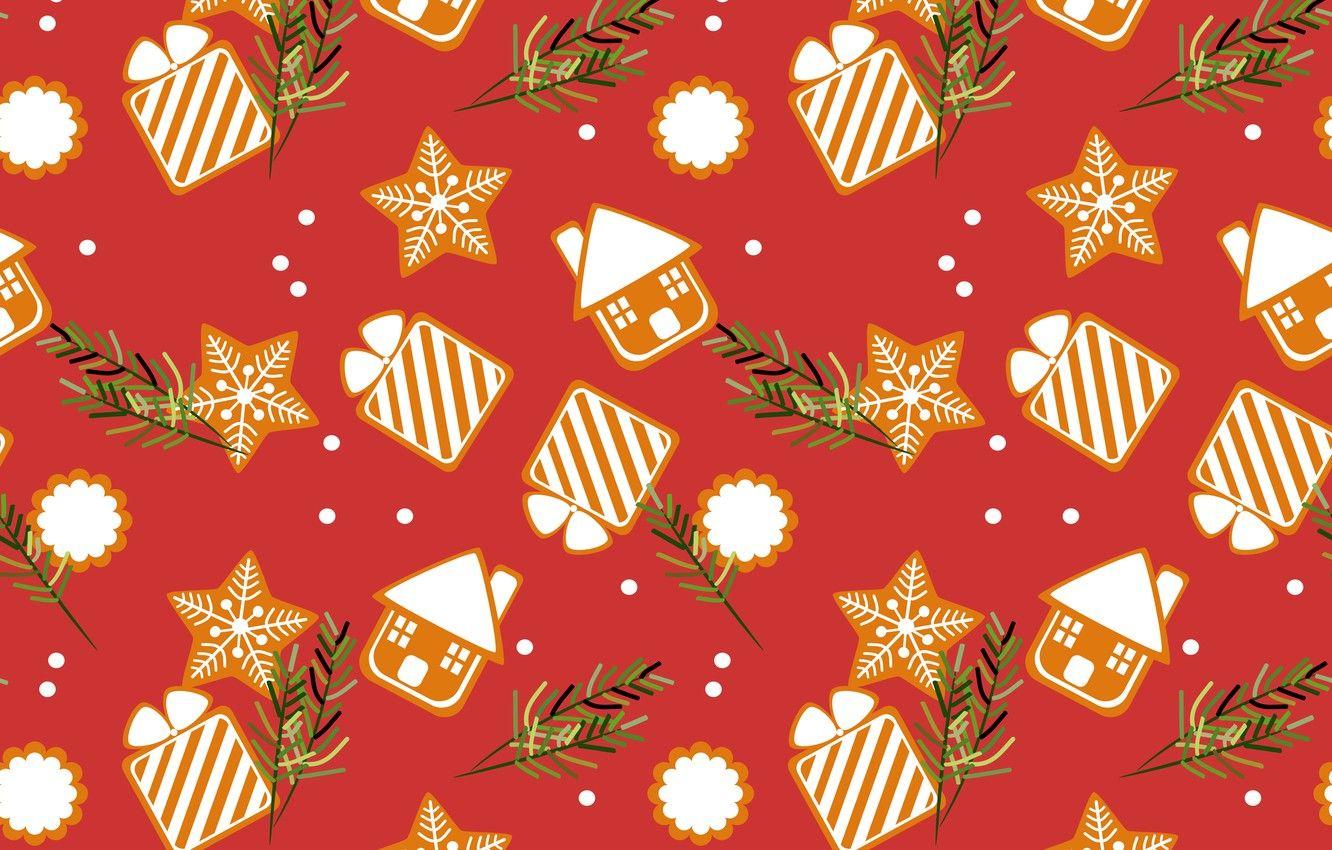1332x850 Wallpaper decoration, background, pattern, New Year, Christmas, Christmas, background, pattern, New Year, decoration, xmas, Merry, seamless image for desktop, section текстуры