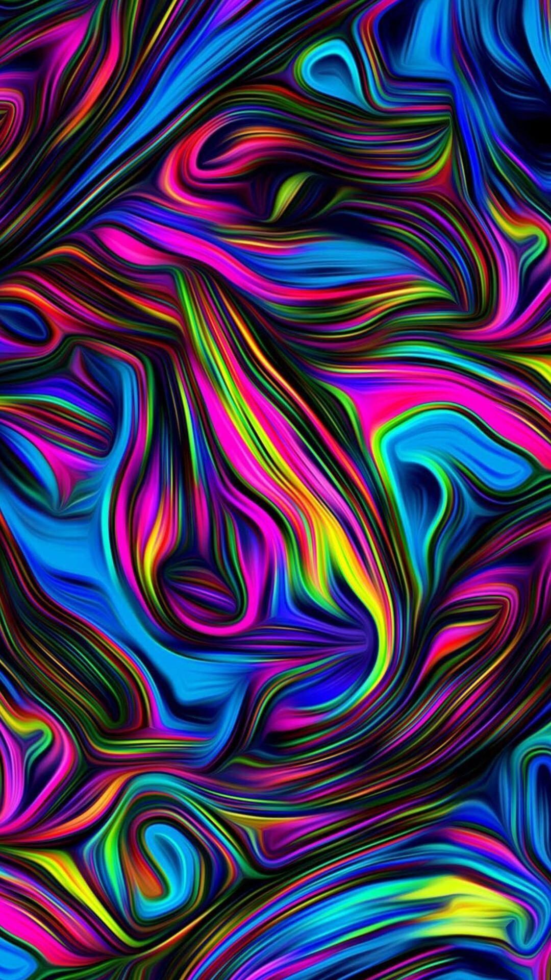 Neon Pop Art Wallpaper