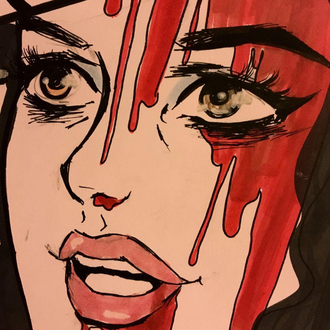 1280x1280 Aesthetic iPhone Tumblr Wallpaper Pop Art Girl