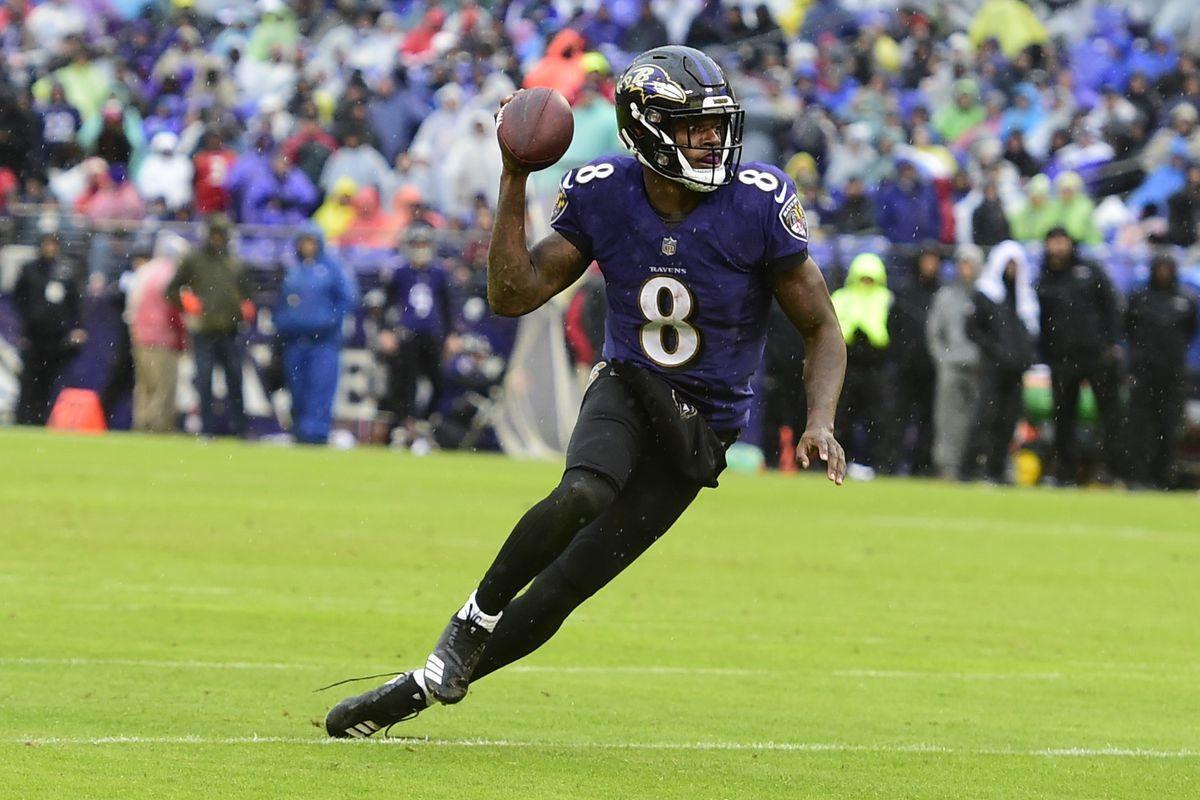 1200x800 Baltimore Ravens QB Lamar Jackson is impressed with the Chargers defense
