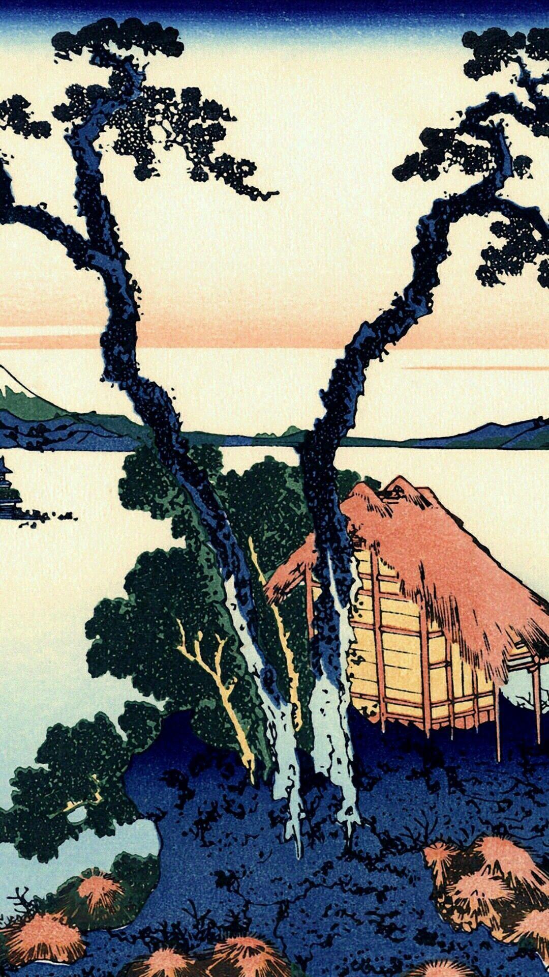 1080x1920 Utagawa HIROSHIGE. Japanese art, Painting wallpaper, Painting