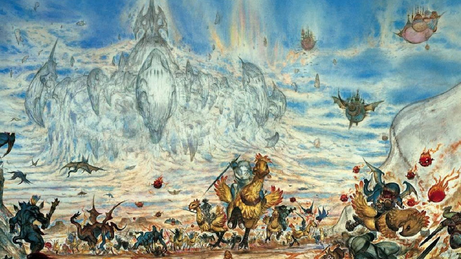 1920x1080 1920x Amano1 Amano Ff Picture Anyone Wallpaper Fantasy Art Yoshitaka Amano