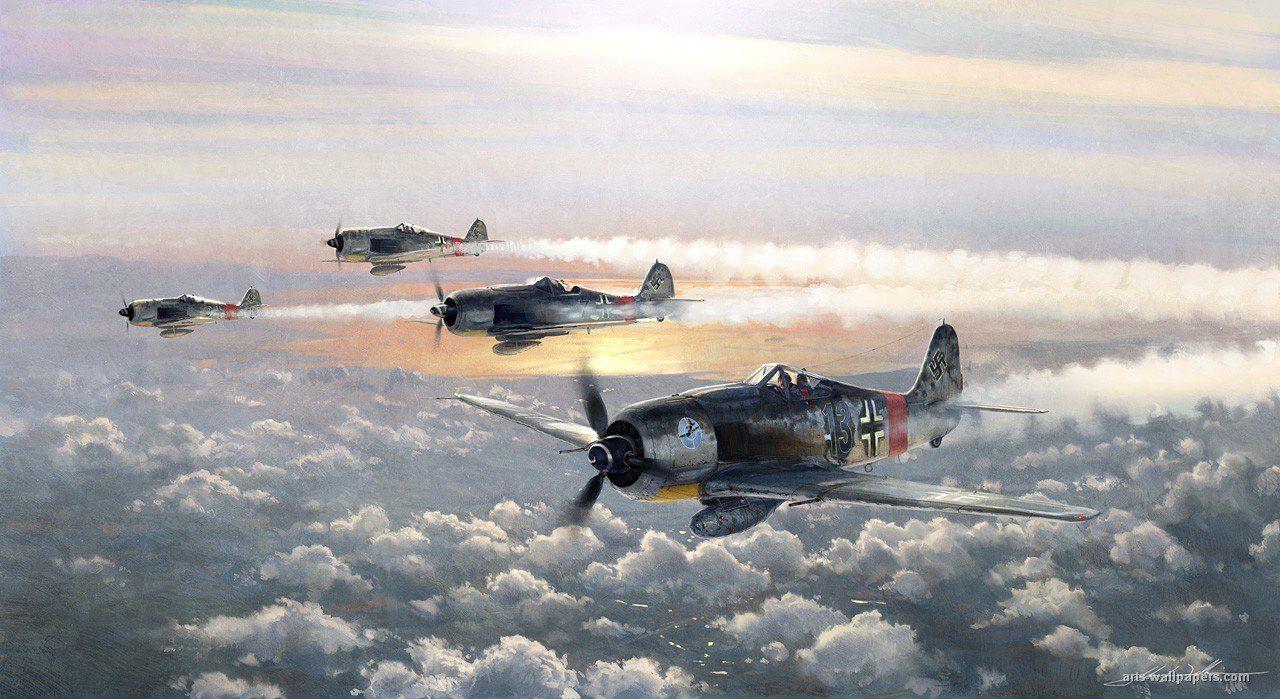 1280x699 WWII Aviation Art Wallpaper