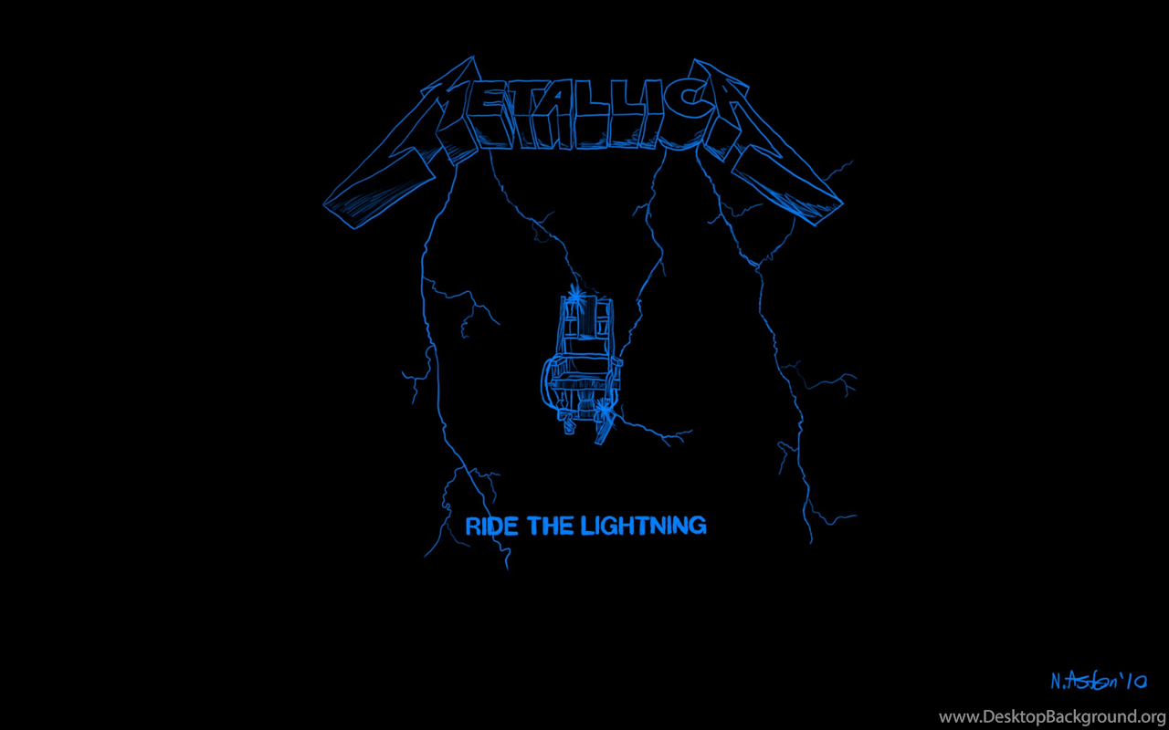 1280x800 Ride The Lightning Wallpaper By Nige111 Desktop Background