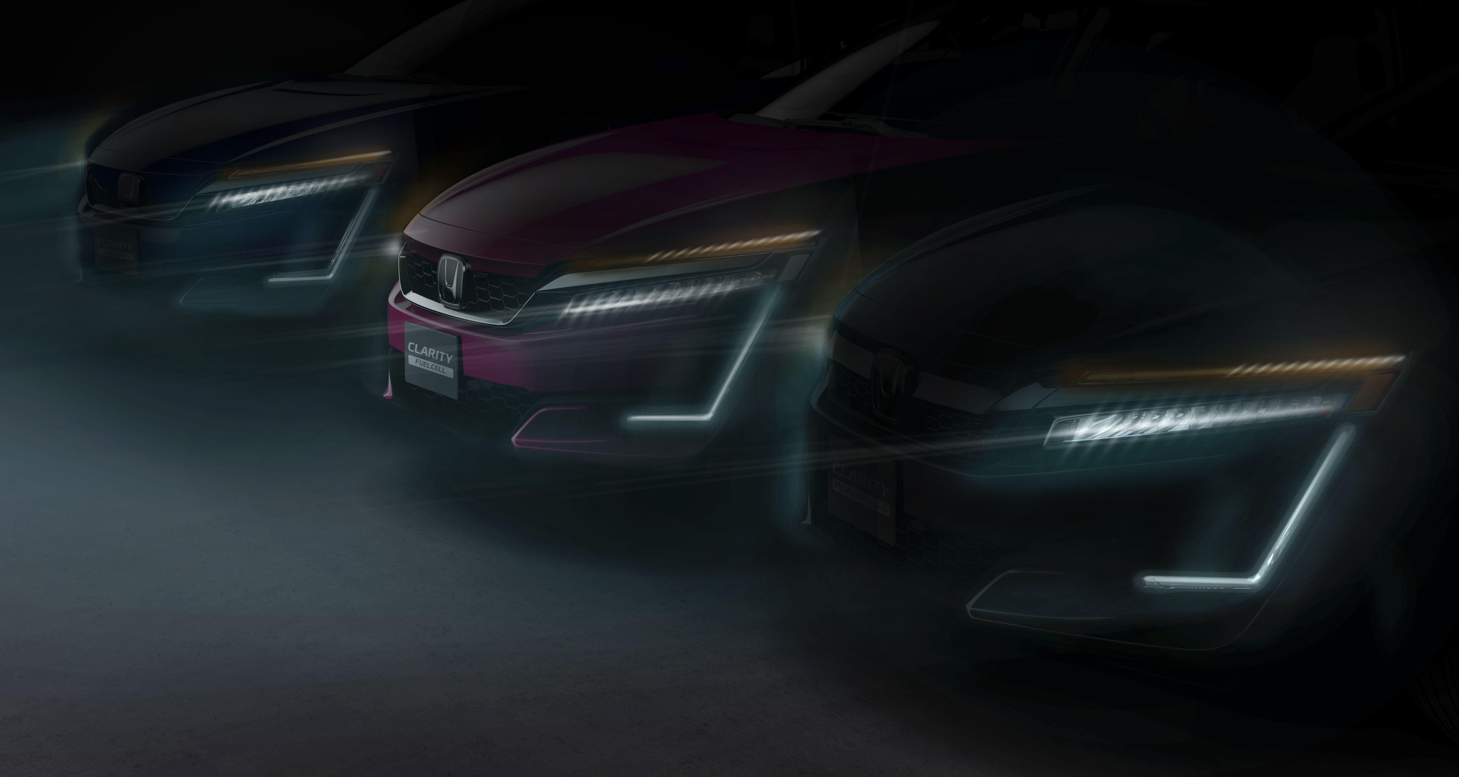 5000x2665 Honda Clarity Series Debut New York International Auto Show, HD Cars, 4k Wallpaper, Image, Background, Photo and Picture