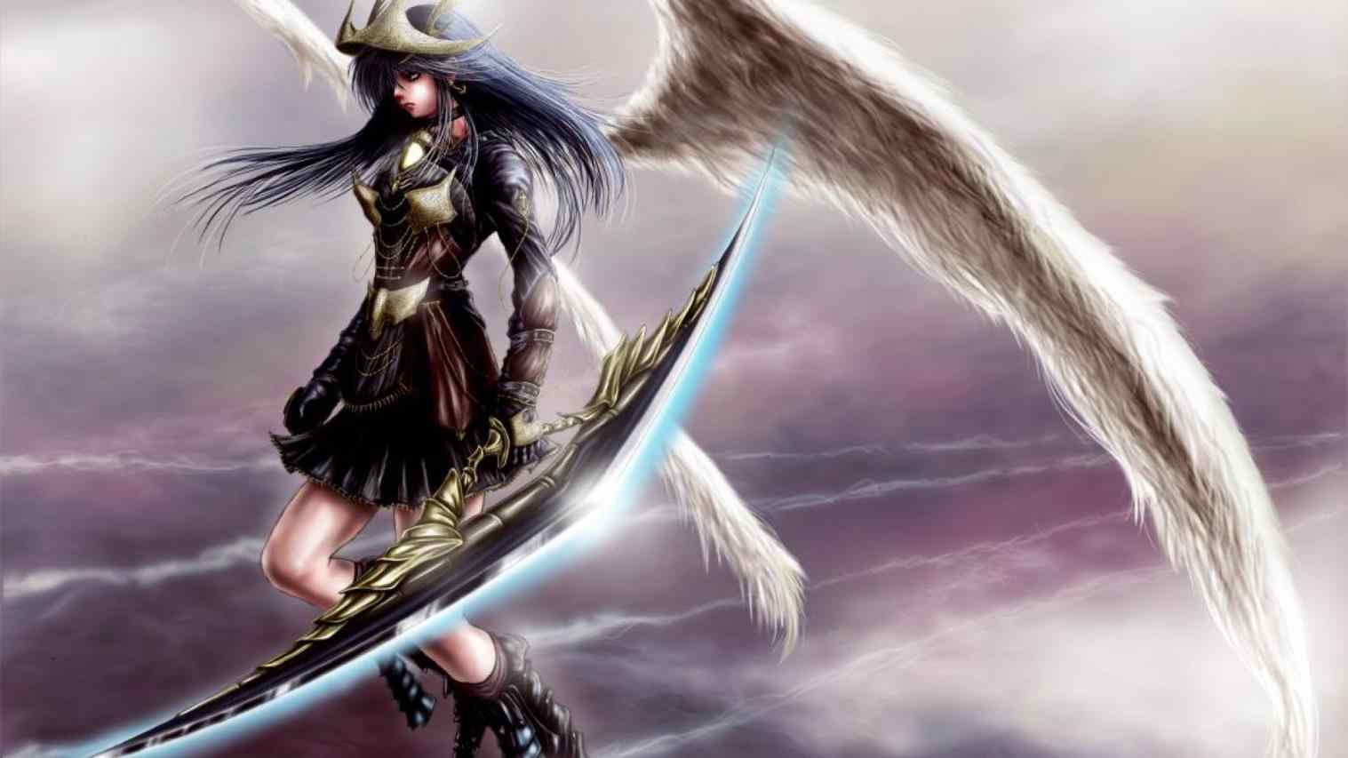 1517x853 Free download image amazing background free anime angel wallpaper