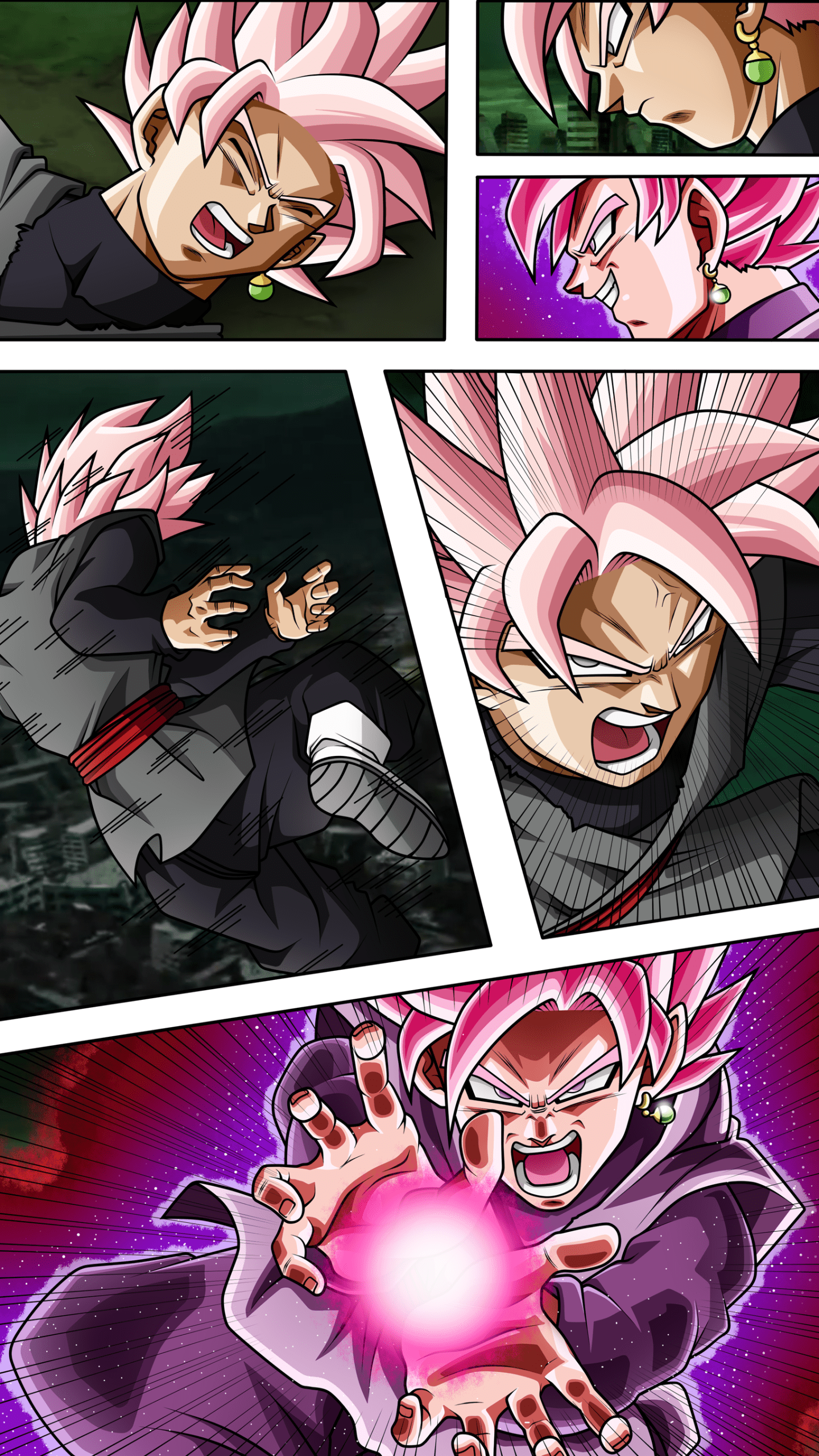 1440x2560 Plus Super Saiyan Dragon Ball Goku Goku Ssj Rose Wallpaper & Background Download