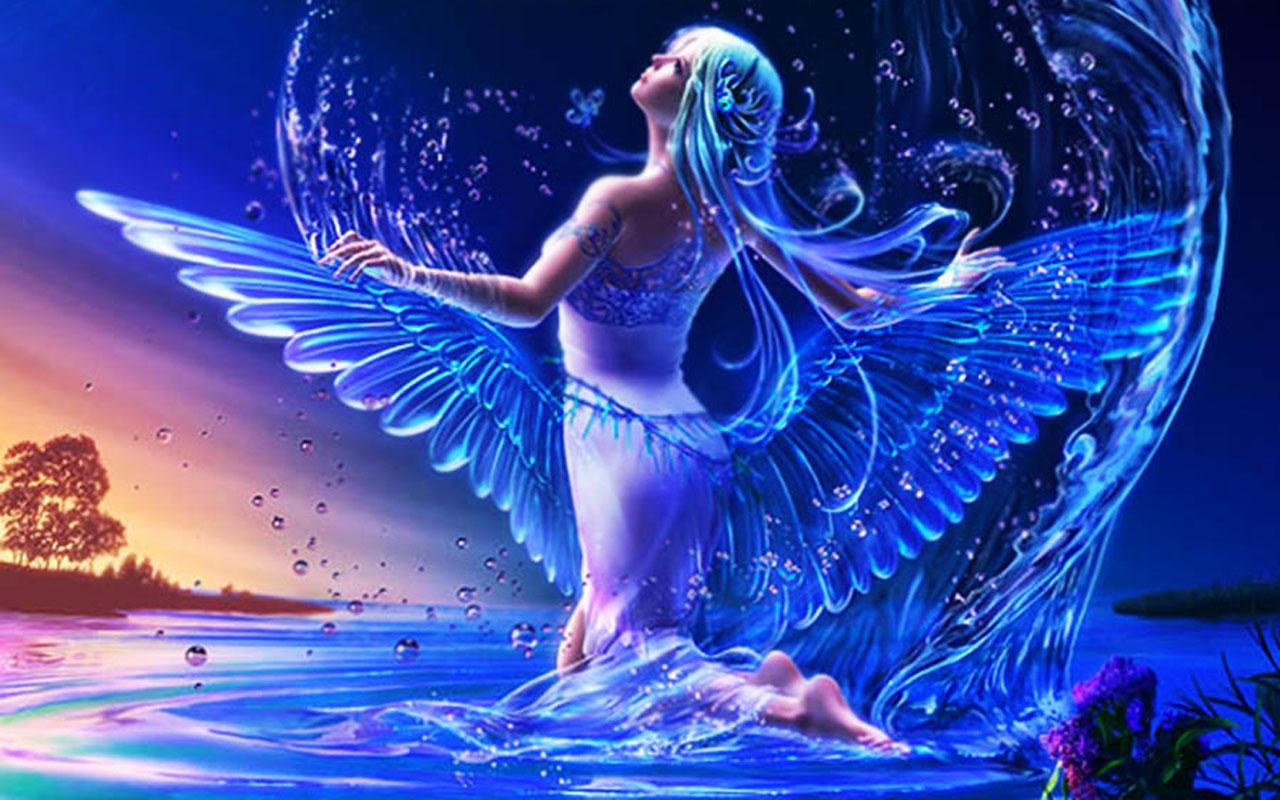 1280x800 HD Angel Wallpaper For