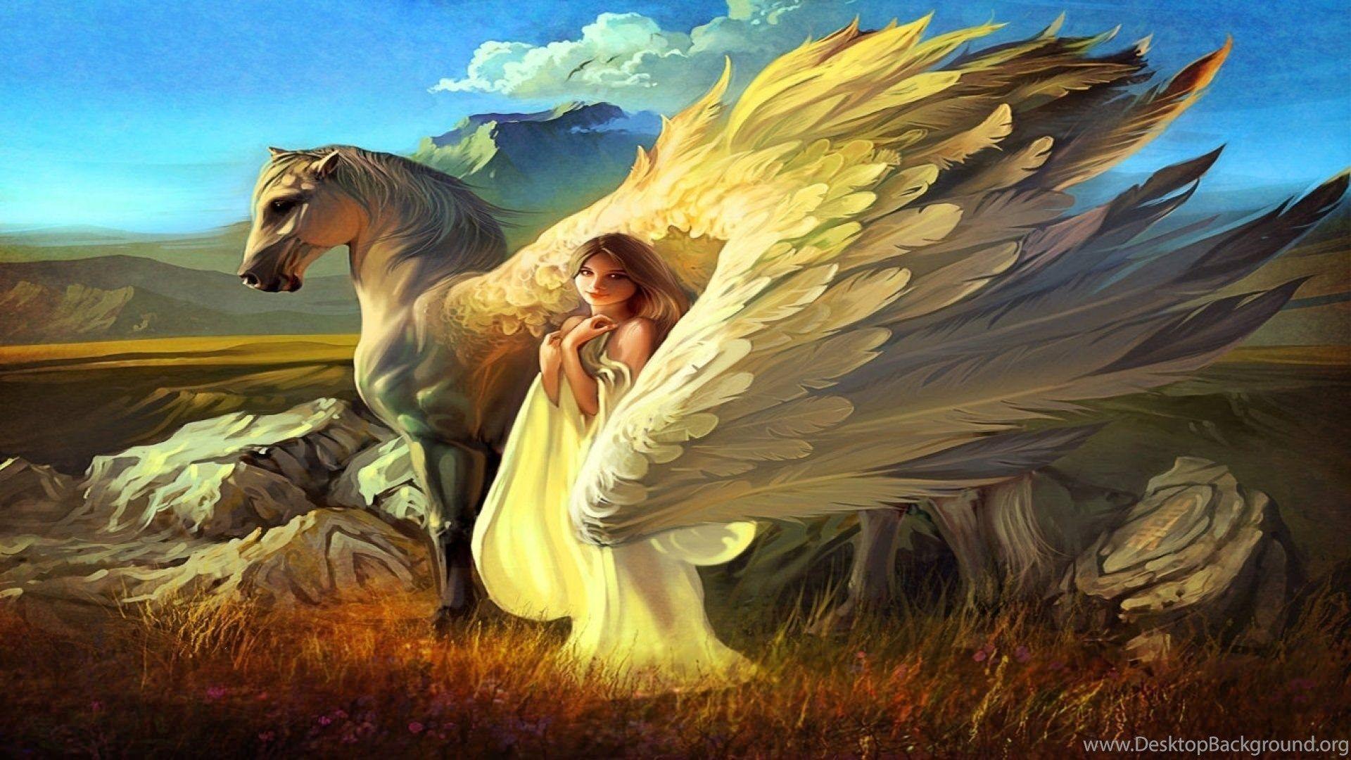 1920x1080 Fantasy Pegasus Horse Animal Art Artistic Artwork Wallpaper. Desktop Background