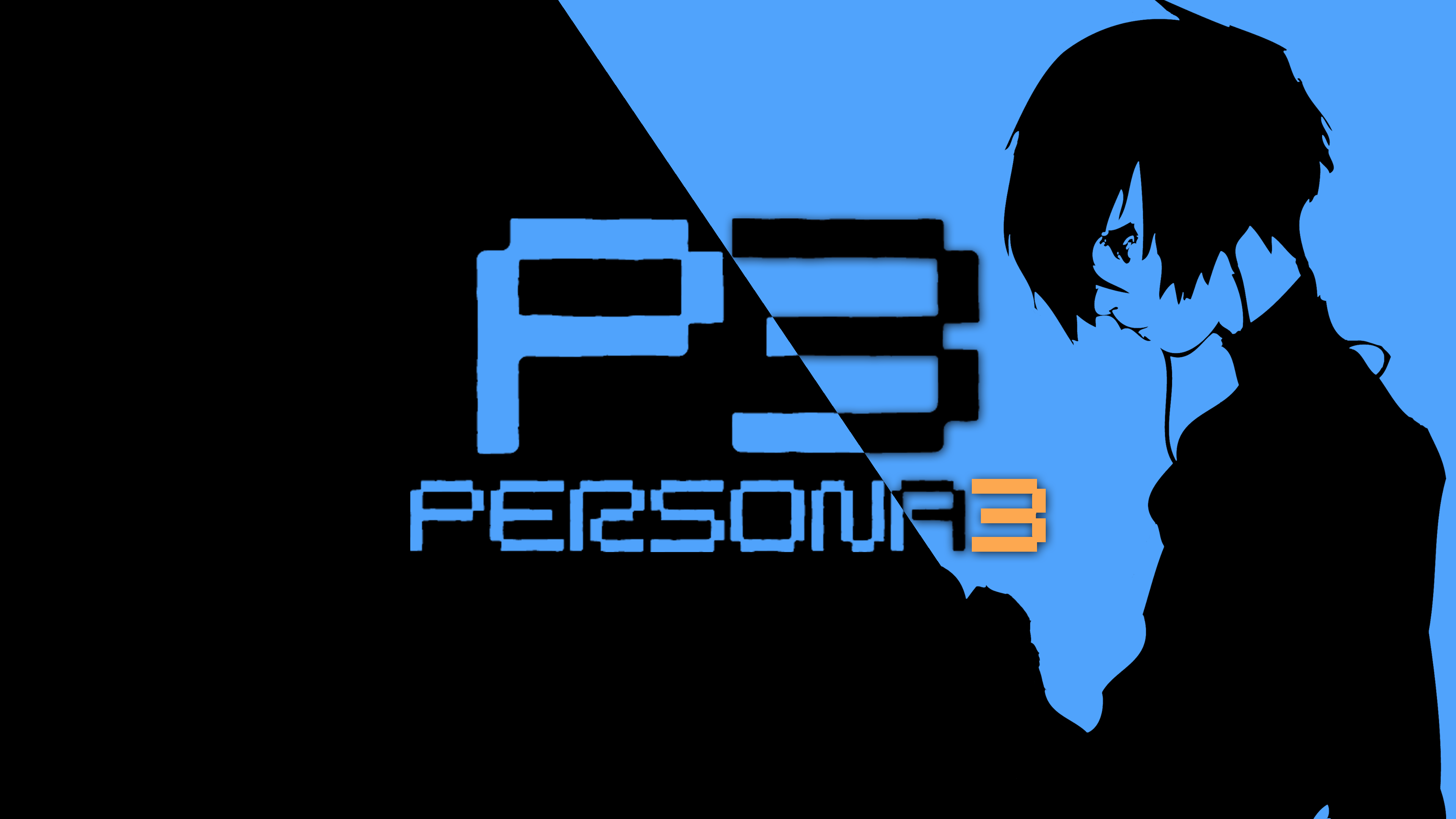 3840x2160 I made a minimalist Persona 3 wallpaper in 4K
