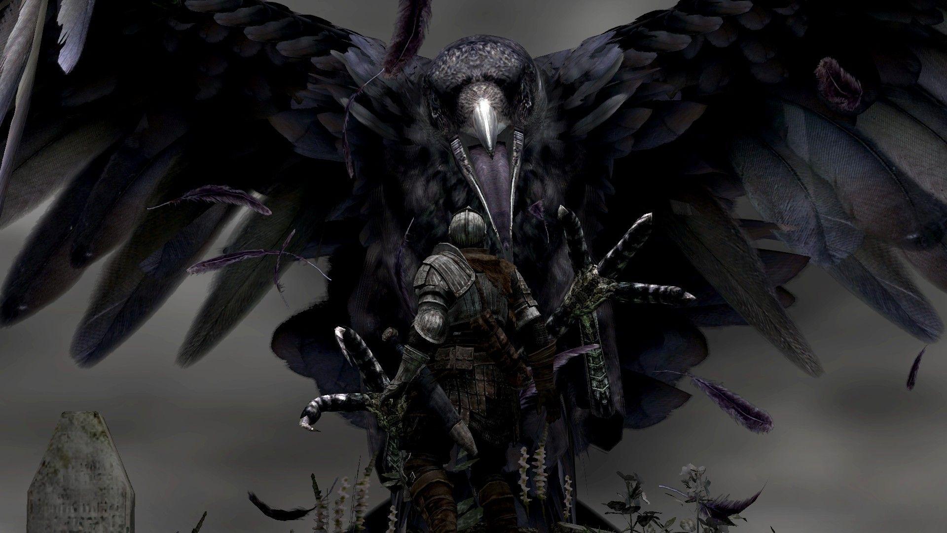 1920x1080 Dark Raven Wallpaper