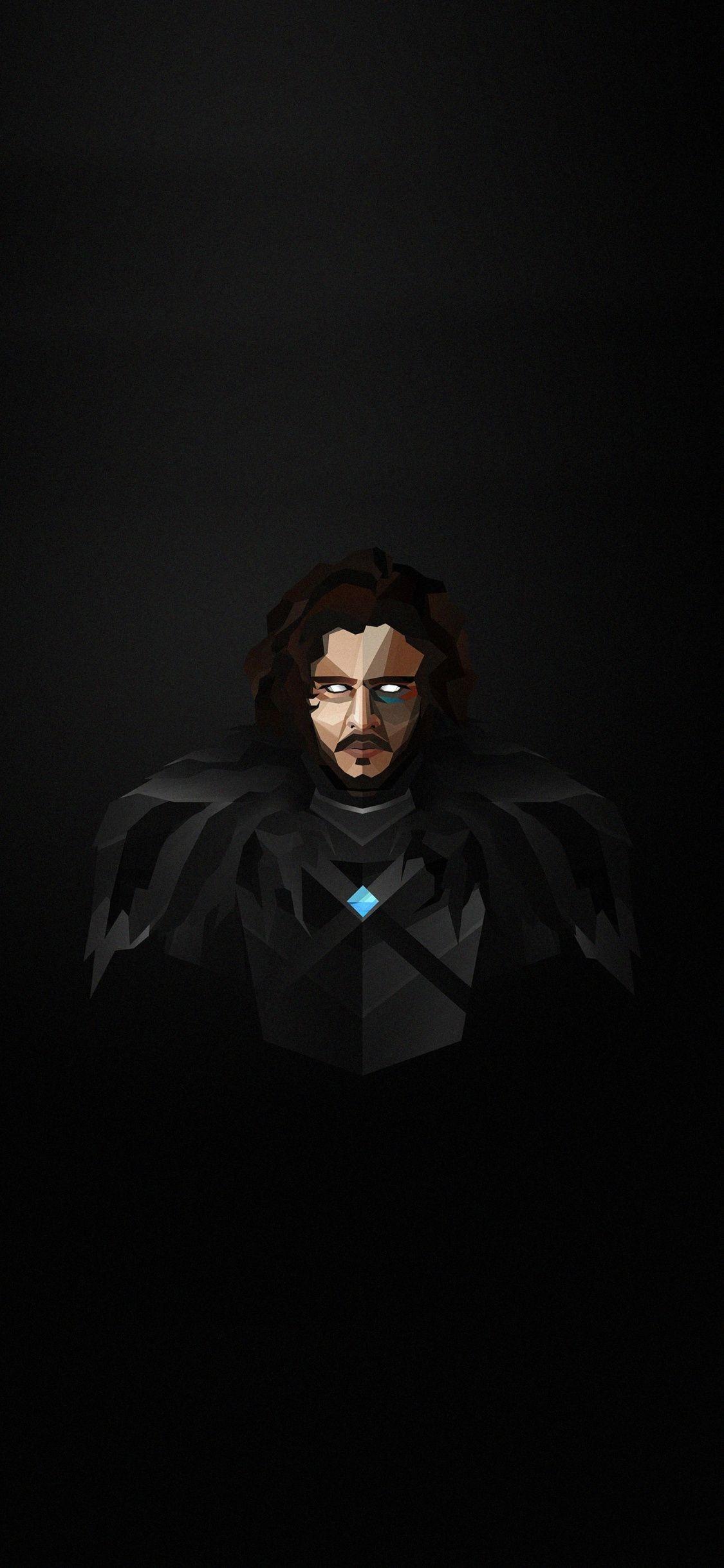 1125x2436 Minimal art, Game of Thrones, Jon Snow wallpaper, 2560x HD image, picture, 782df6da