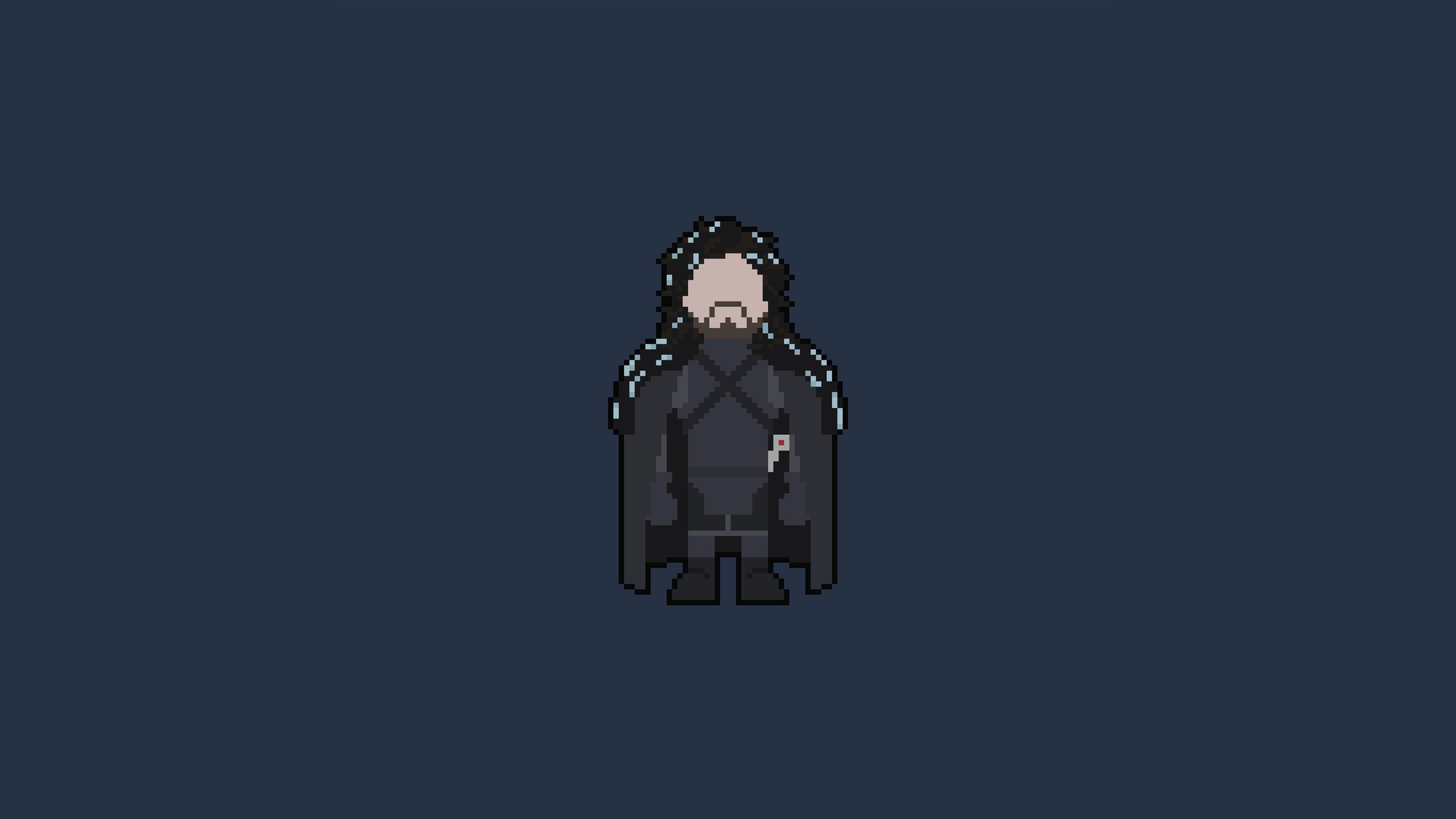 3840x2160 Pixel Jon Snow Art Wallpaper, HD Superheroes Wallpaper, 4k Wallpaper, Image, Background, Photos and Picture
