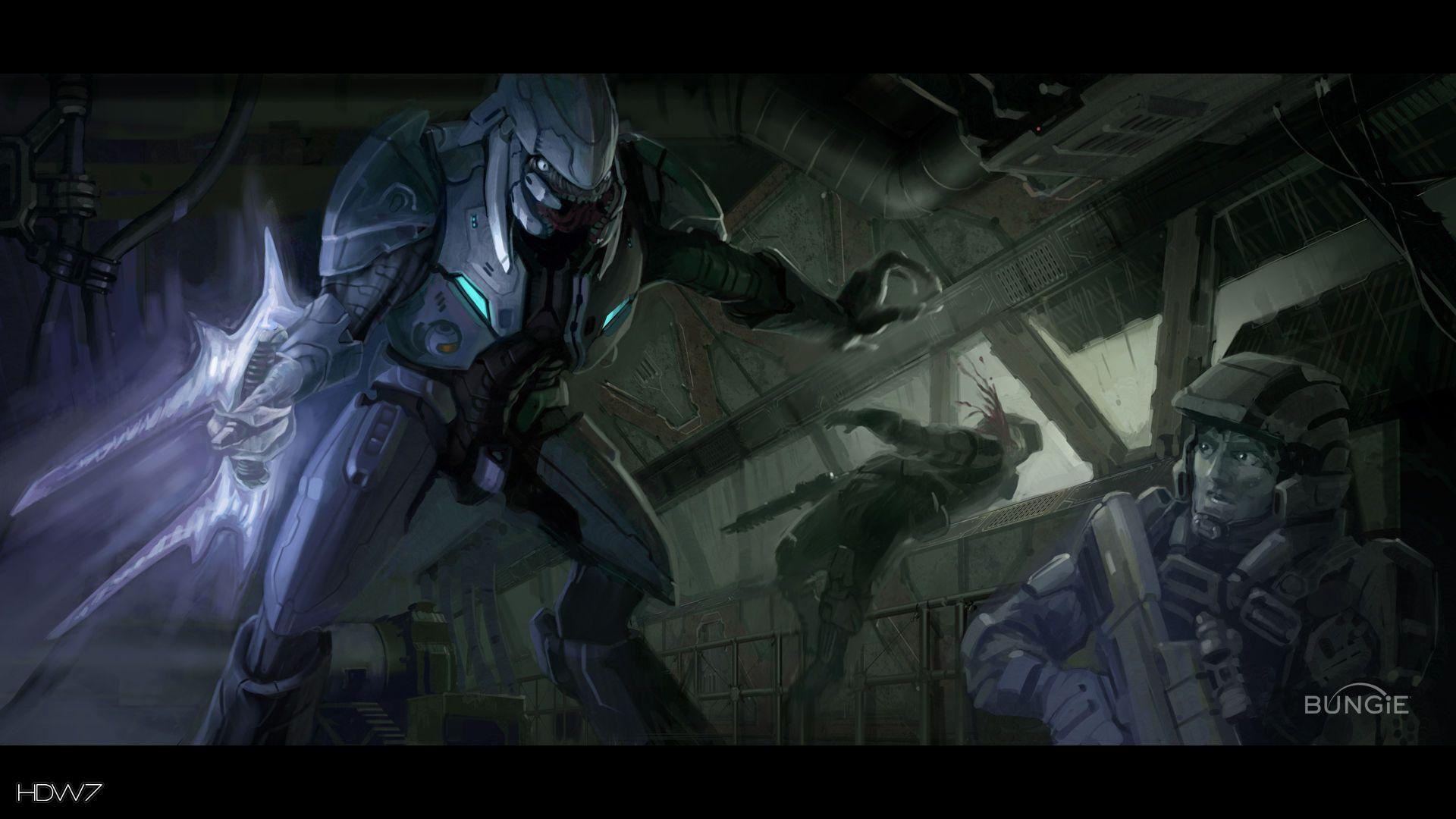 1920x1080 halo reach elite terror widescreen HD wallpaper. HD wallpaper gallery