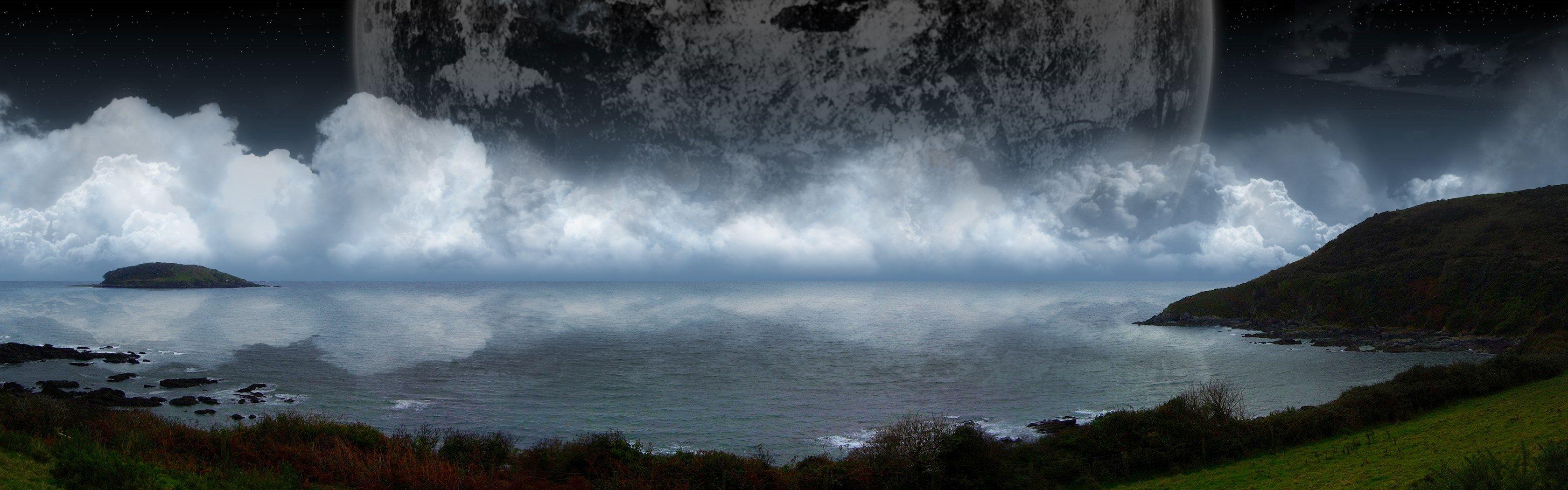 3360x1050 earth pic for mac computers (Denham Black 3360x1050). gogolmogol