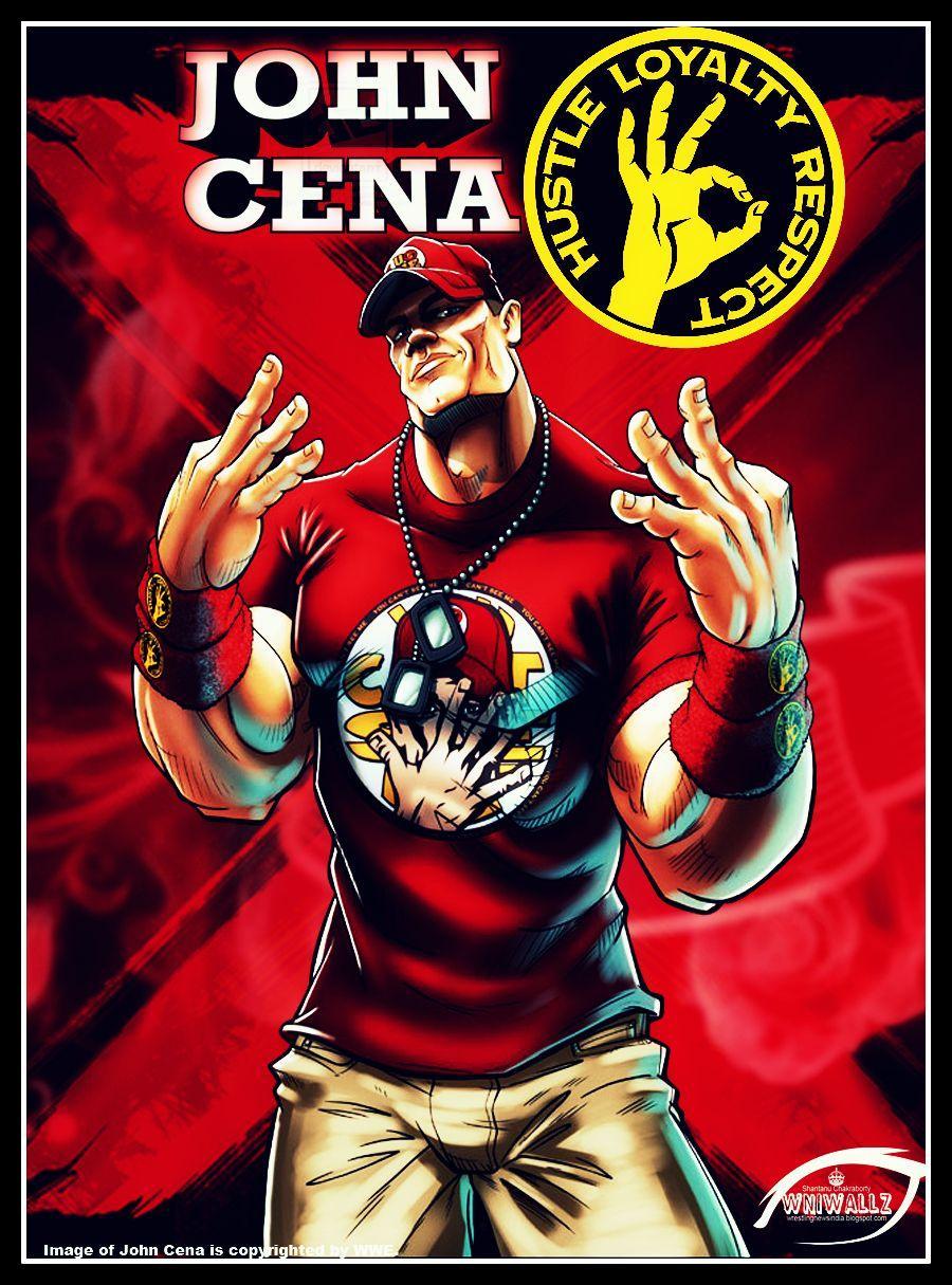 900x1215 John Cena Cartoon Wallpaper