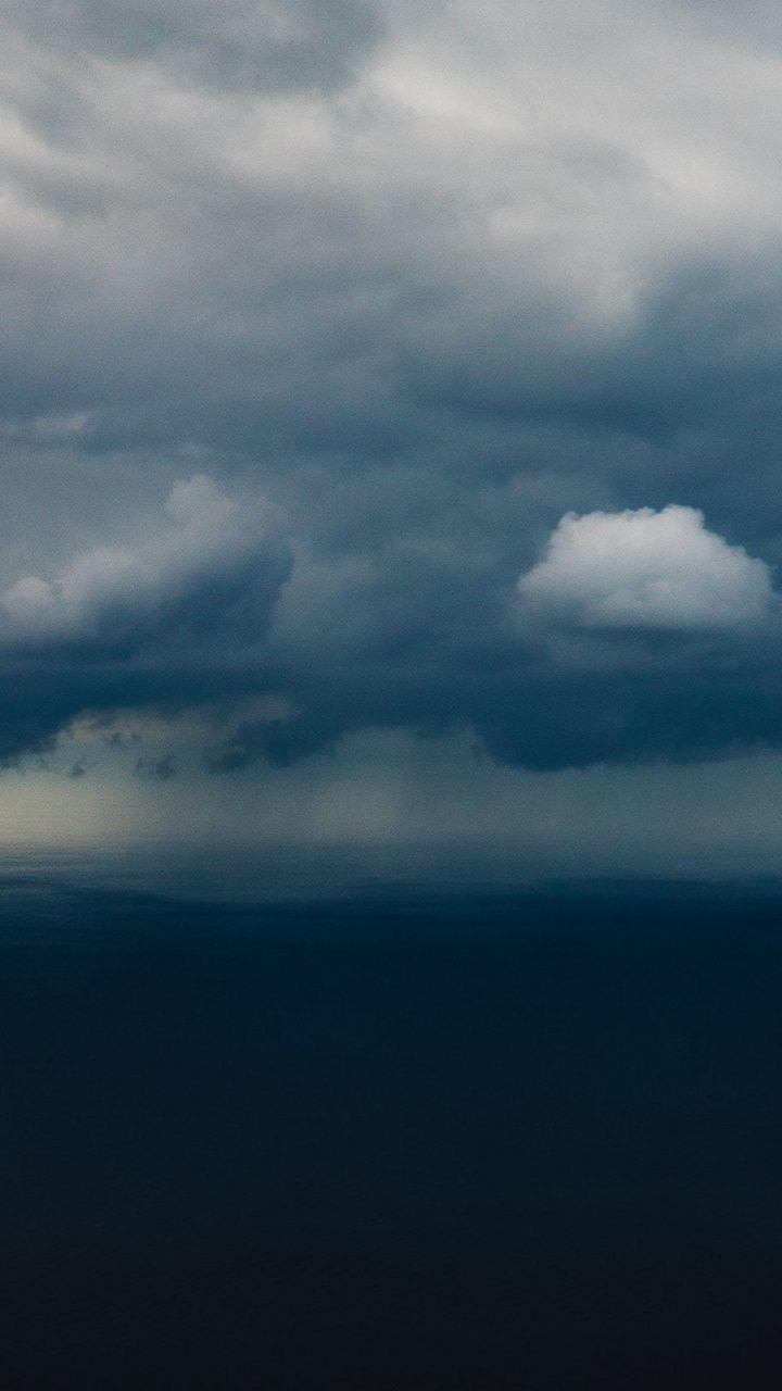 720x1280 Storm, clouds, blue dark, sky, 720x1280 wallpaper. Blue grey wallpaper, Dark skies, Storm wallpaper
