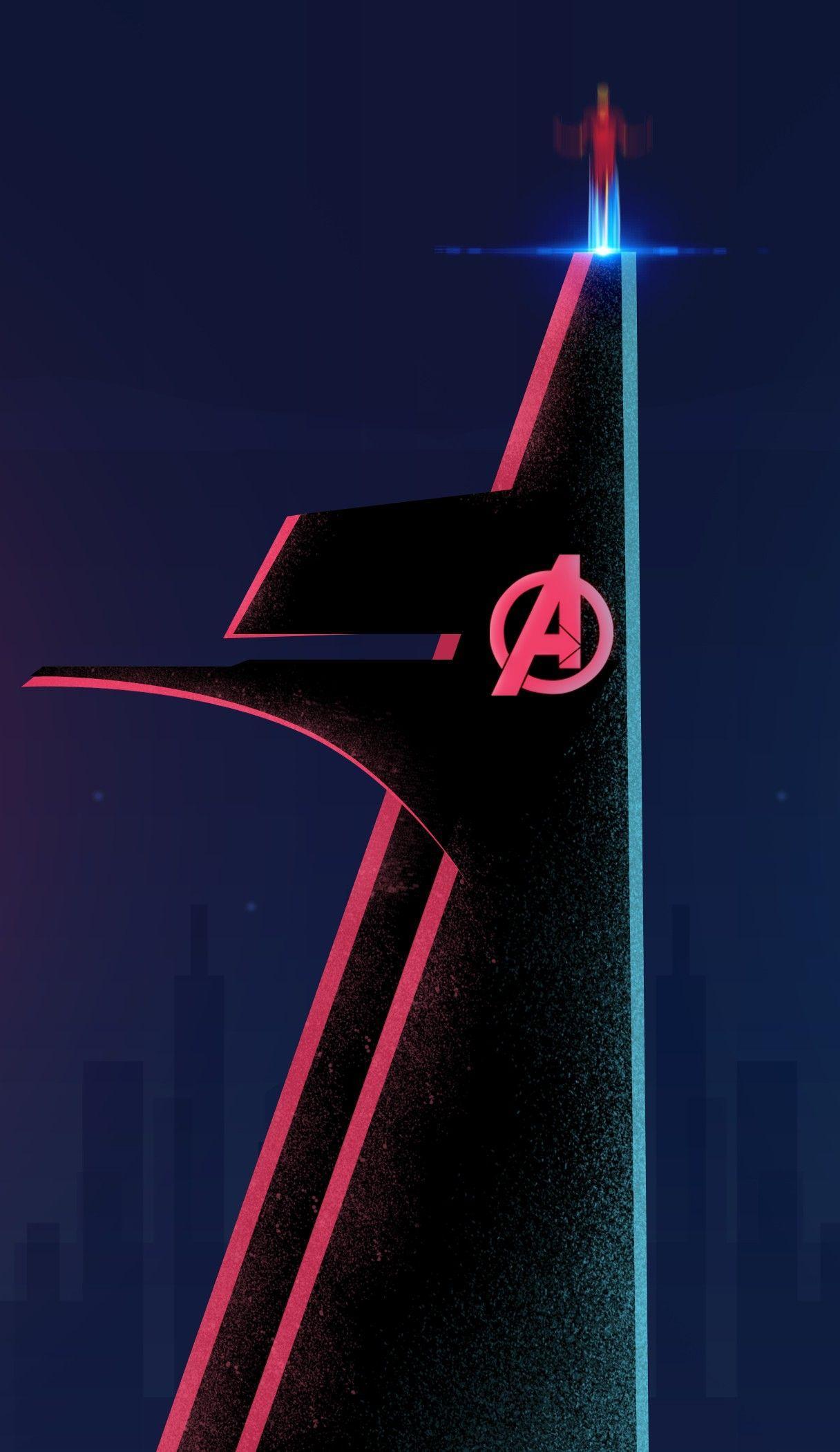 1216x2100 Avengers Tower iPhone Wallpaper