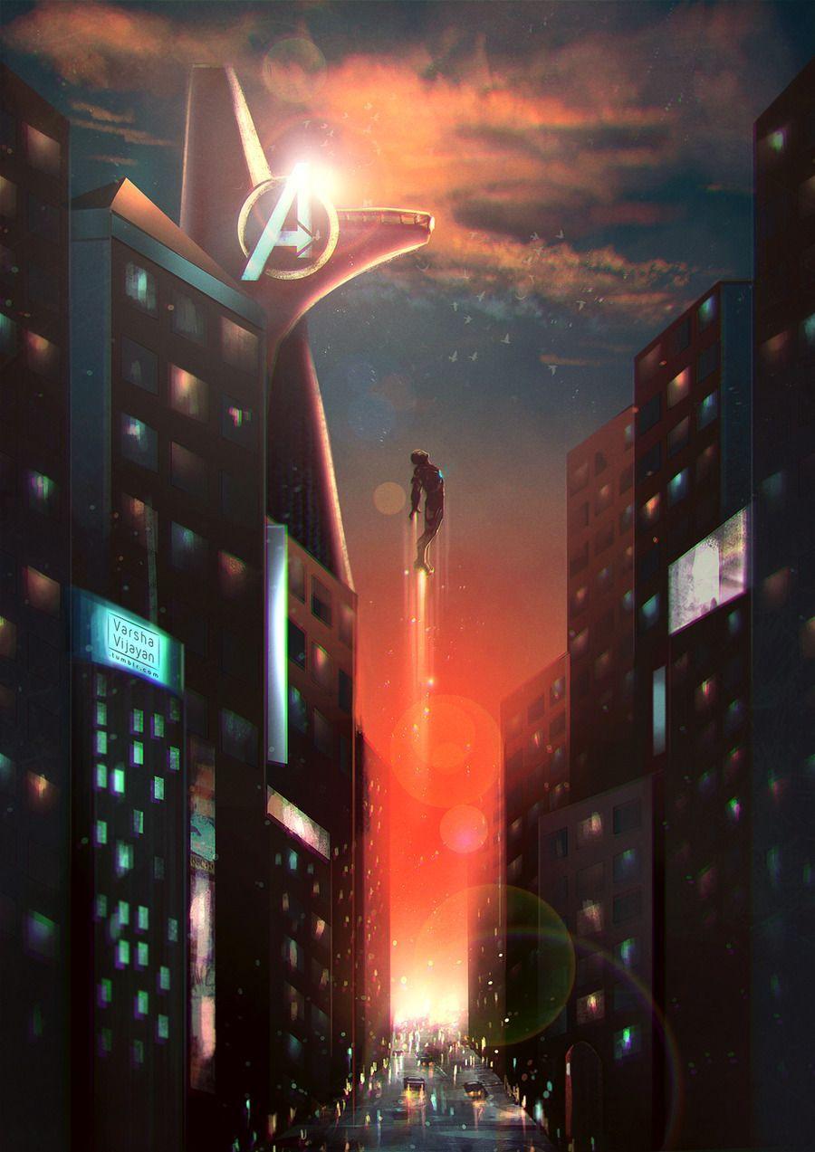 900x1273 Avengers Tower. Iron man stark, Marvel background, Marvel wallpaper