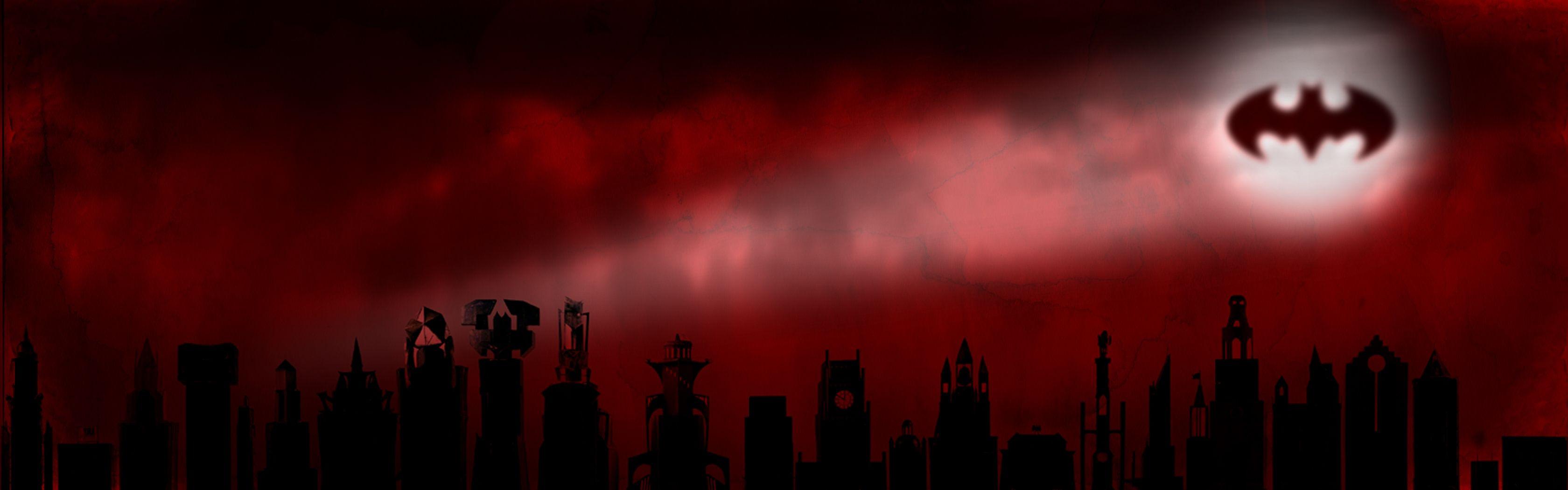 3360x1050 Download Wallpaper, Download 3360x1050 dual screen bat signal
