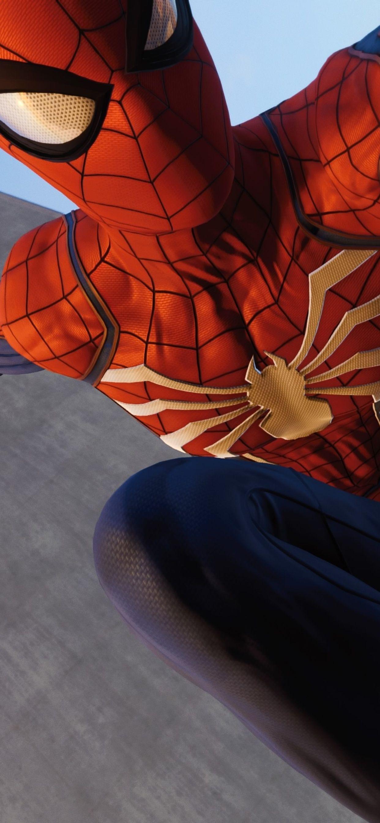 1242x2688 Ps4 Pro Spiderman Avengers Tower iPhone XS MAX HD 4k Wallpaper, Image, Background, Photo and Picture