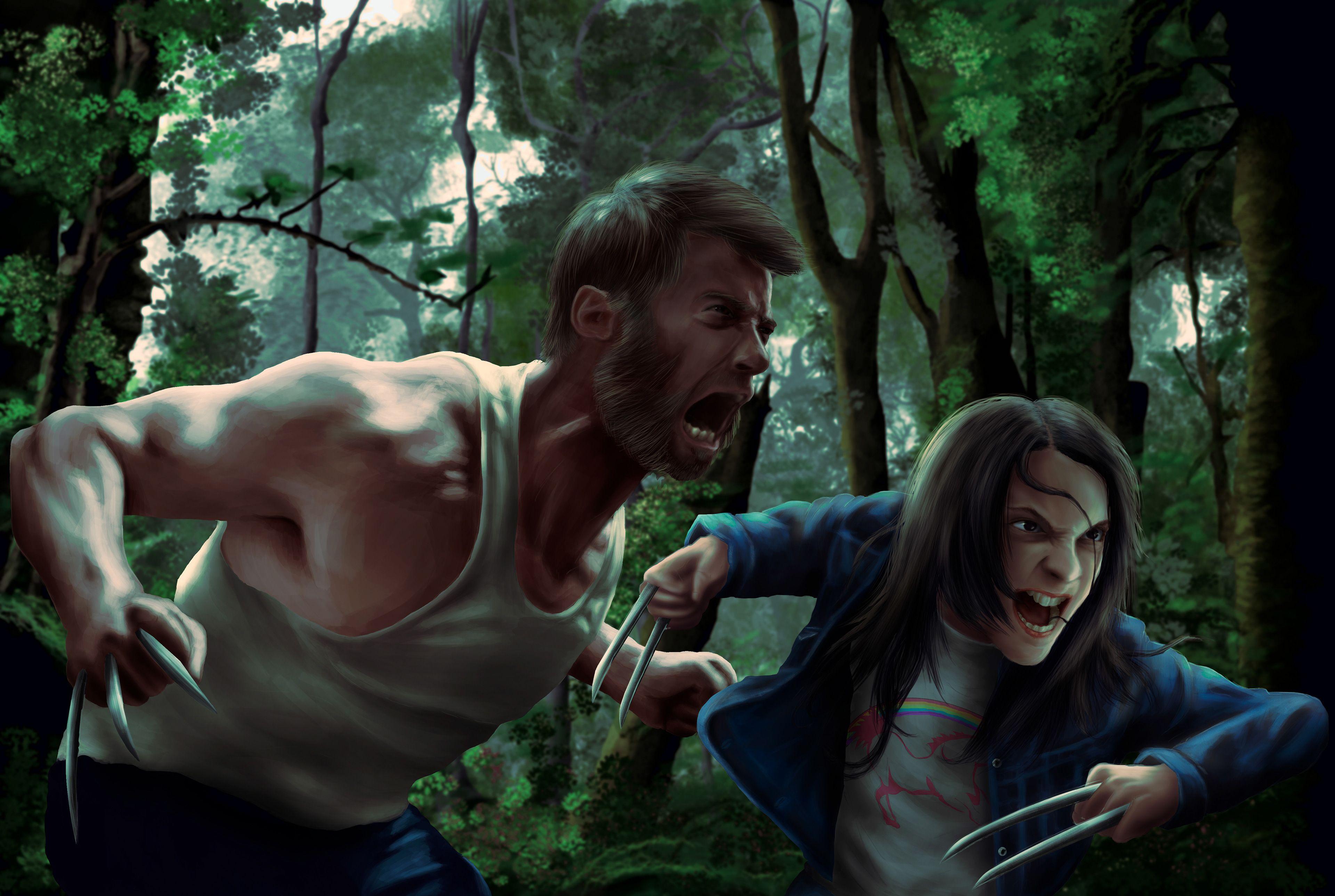 3840x2578 Old Man Logan And X HD Superheroes, 4k Wallpaper, Image, Background, Photo and Picture