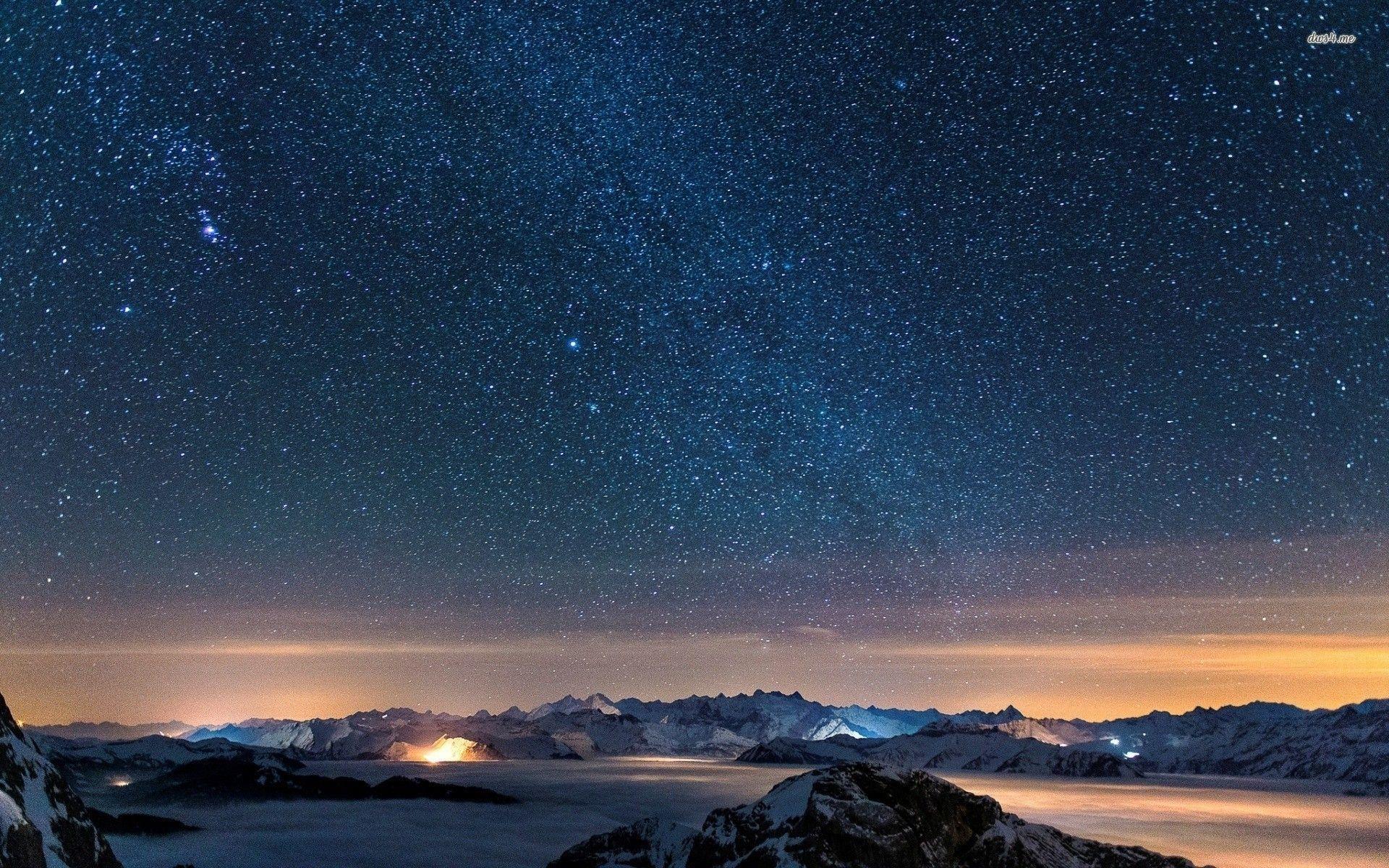 1920x1200 Beautiful Starry Sky wallpaperx1200