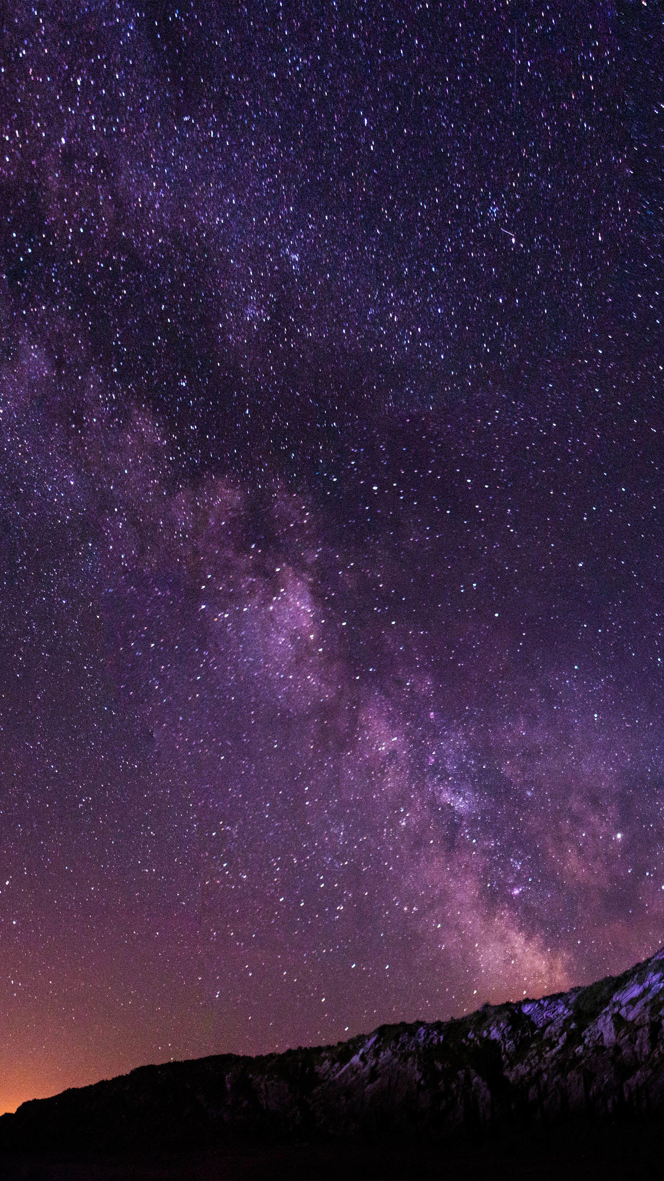2160x3840 Beautiful Wallpaper Purple Night Sky Aesthetic wallpaper