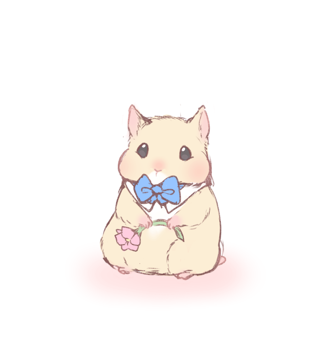 1114x1150 Anime Hamster Wallpaper