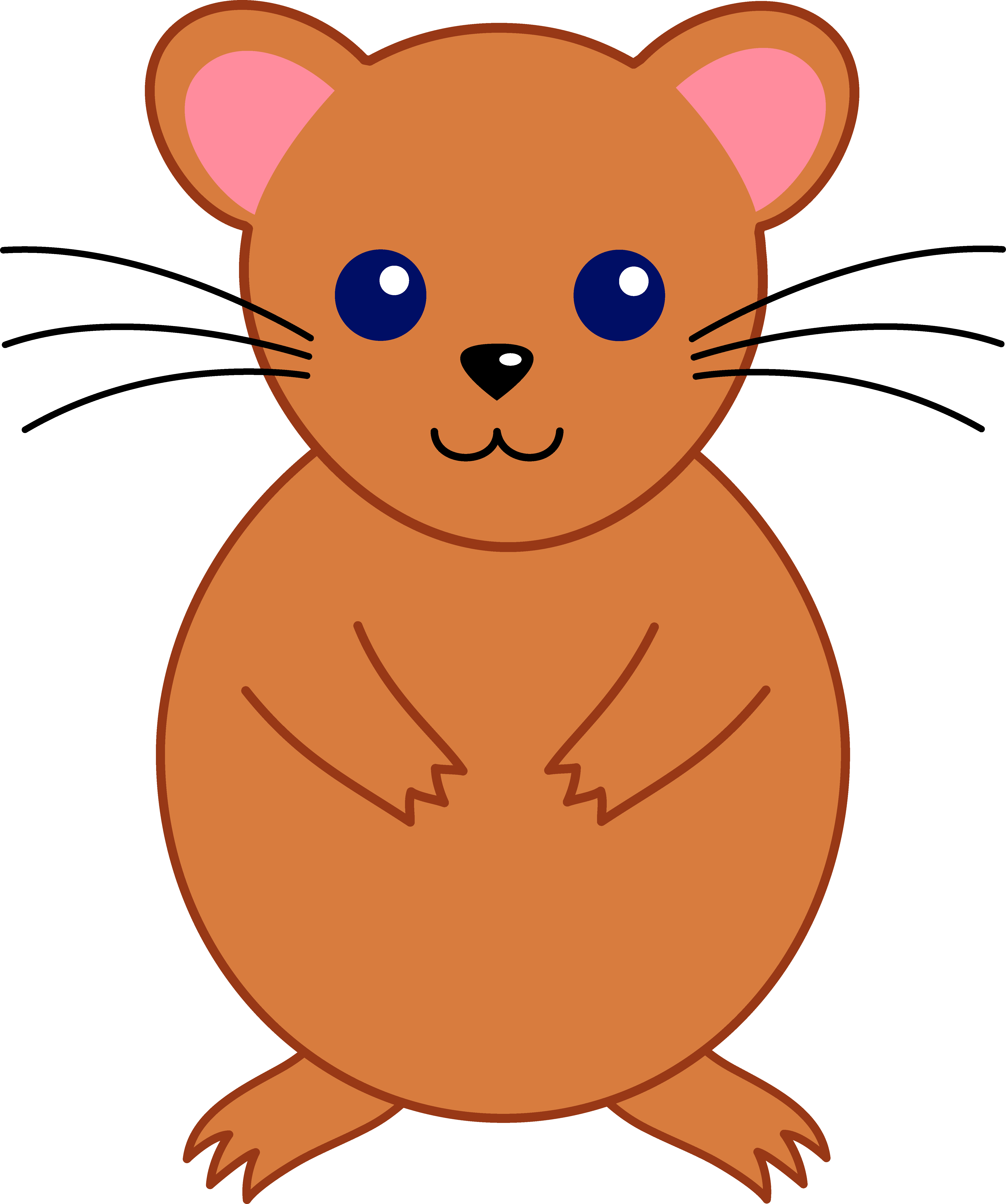 5097x6103 Cute Hamster Clipart Image And Picture Becuo Clipart Free