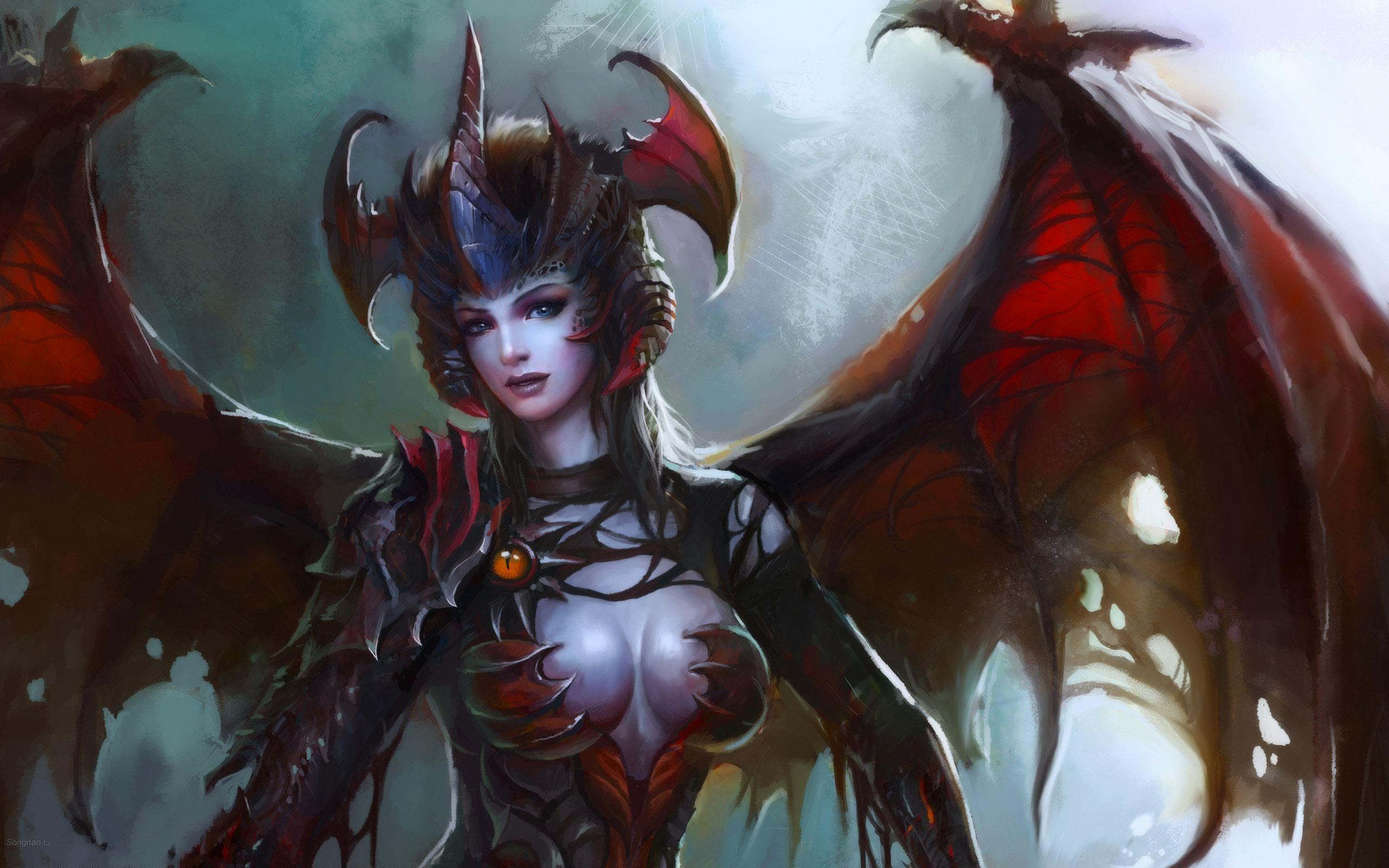 2560x1600 The Red Warrior Wallpaper (6003)