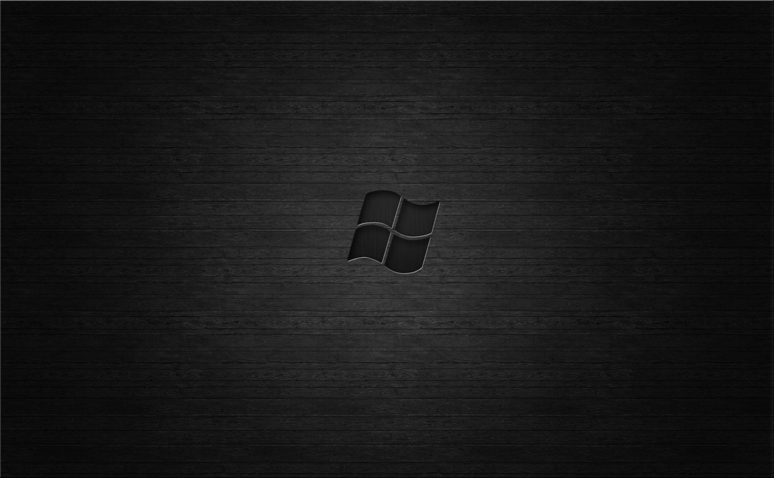 2518x1555 Black Windows Background