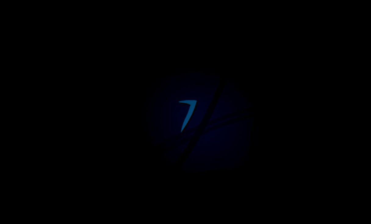 1216x736 Windows 7 Blue Dark Wallpaper