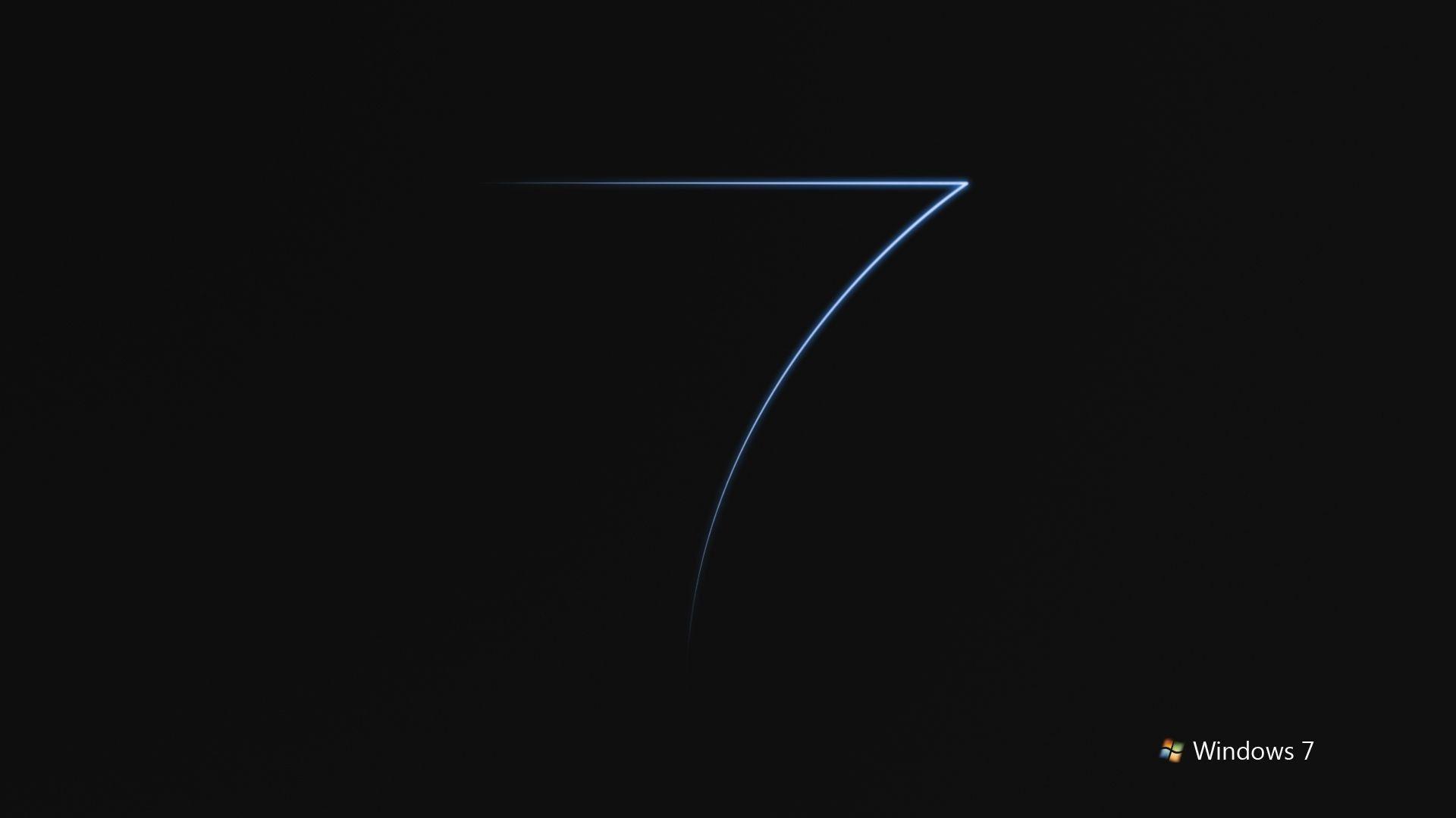 1920x1080 Windows 7 Wallpaper Black