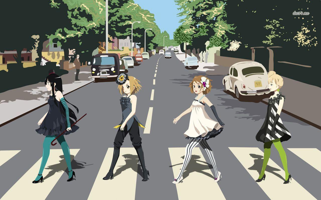 1280x800 K On! Abbey Road HD Wallpaper. Anime, Anime Wallpaper, Abbey Road