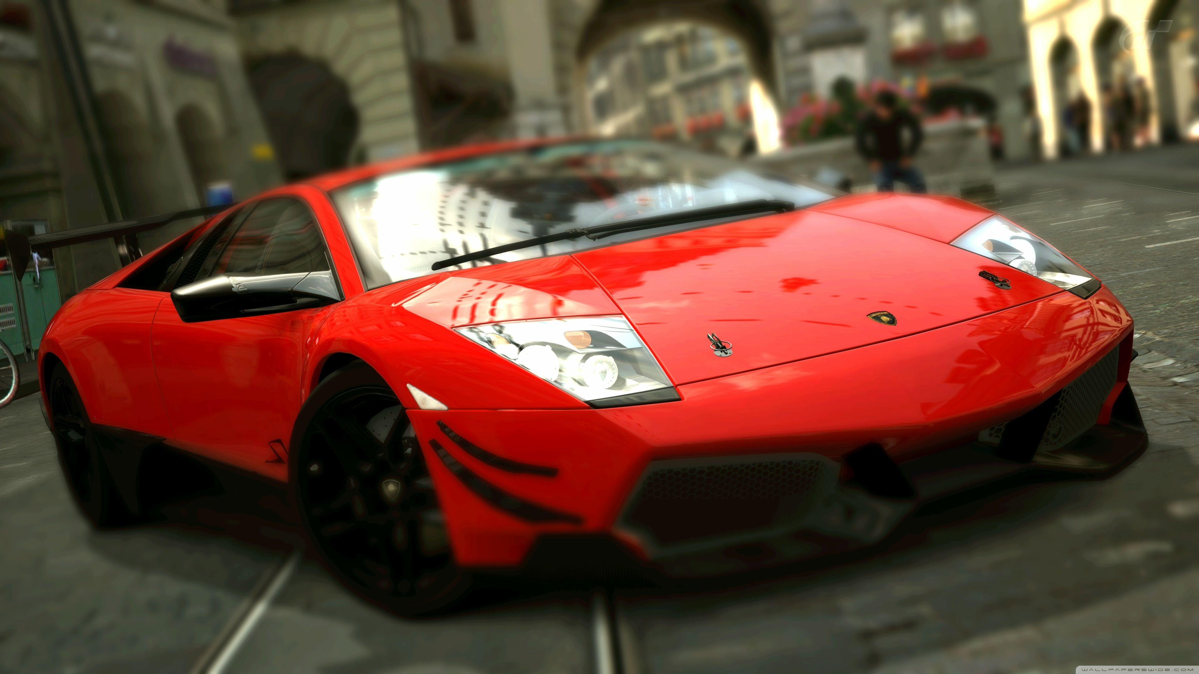 3840x2160 Lamborghini Murcielago LP670 4 SV Red ❤ 4K HD Desktop Wallpaper