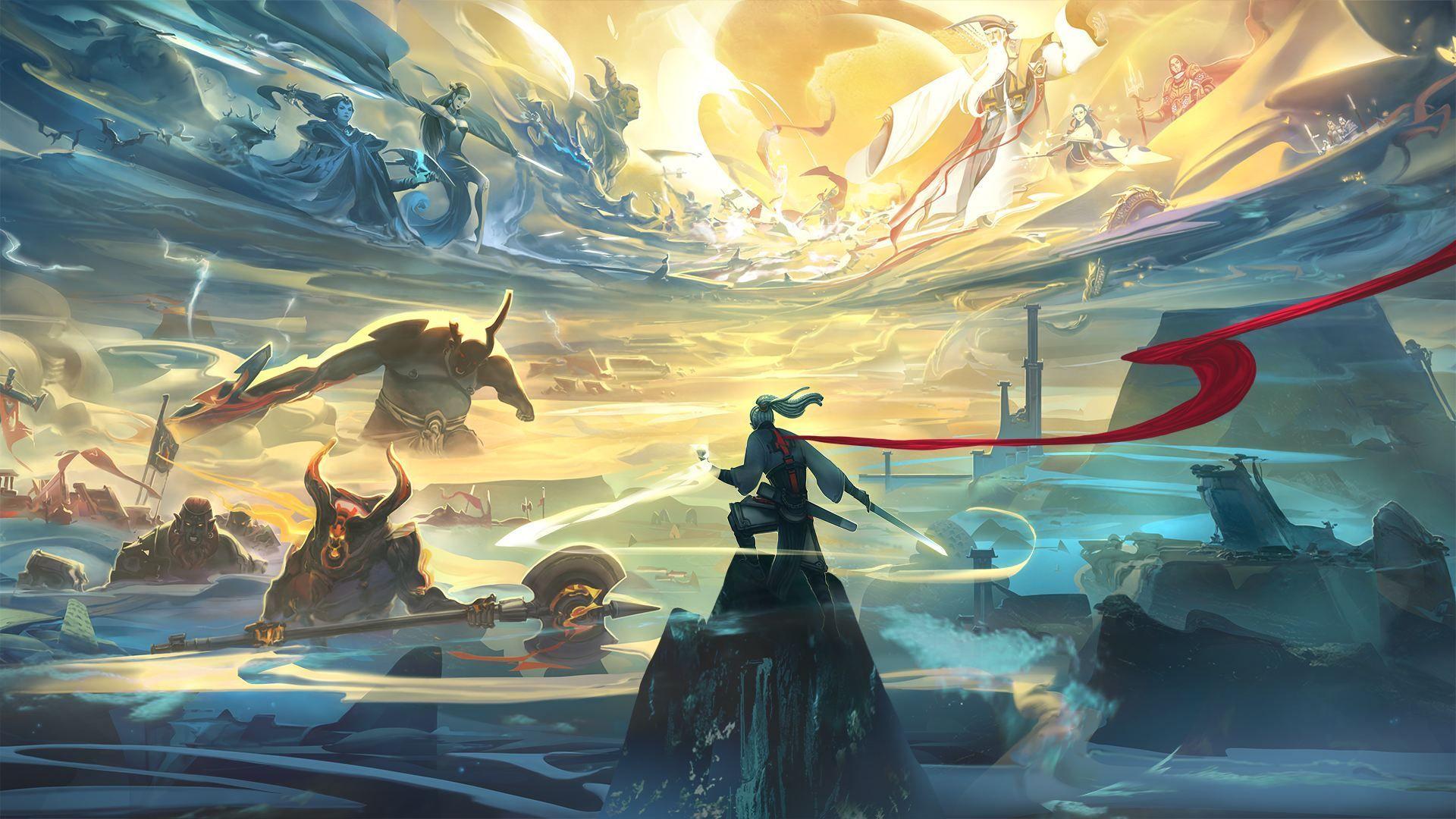 1920x1080 Cultivation. Anime artwork, Fantasy landscape, Art