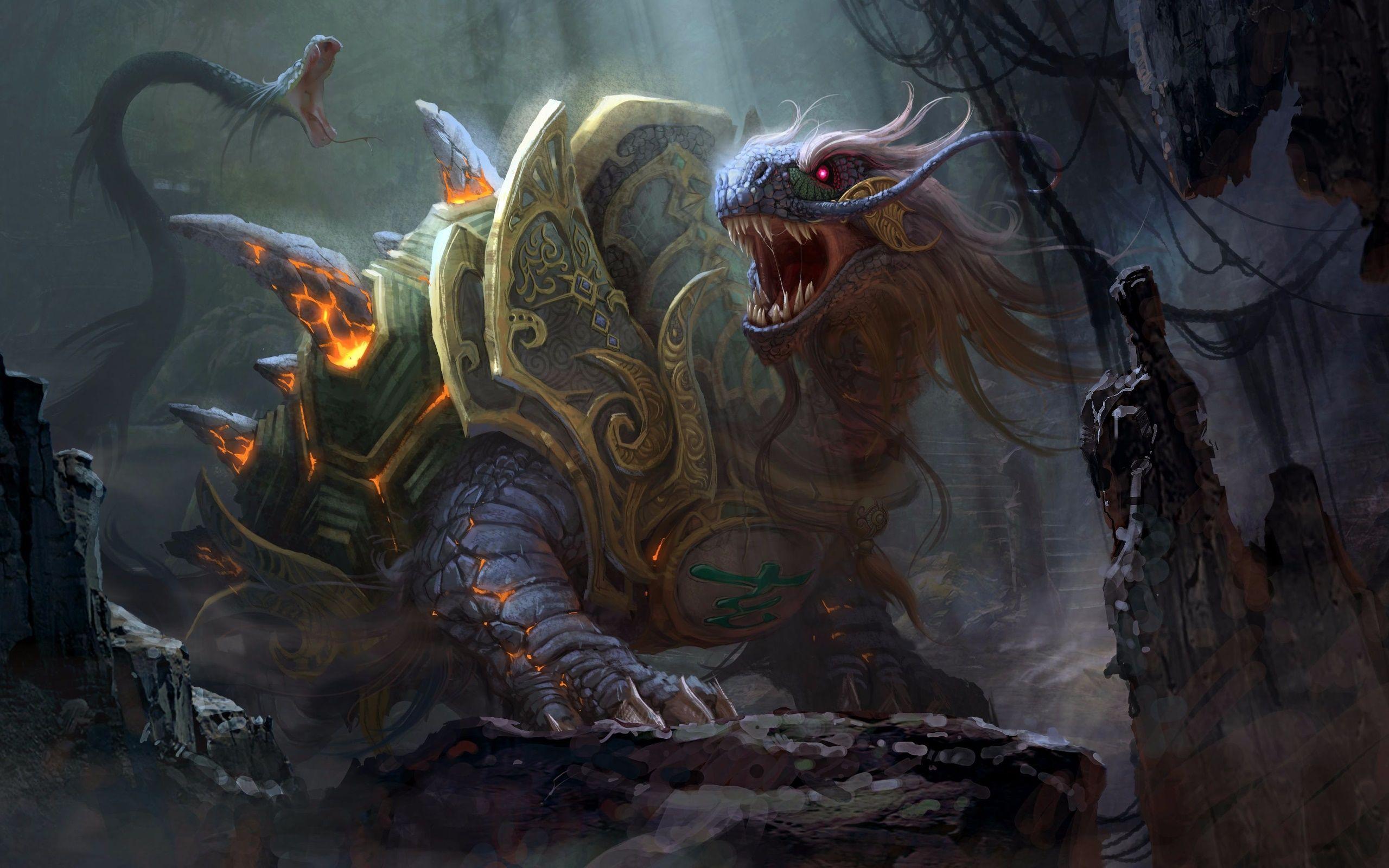 2560x1600 Creature Fantasy Art Artwork Xianxia Wallpaper:2560x1600