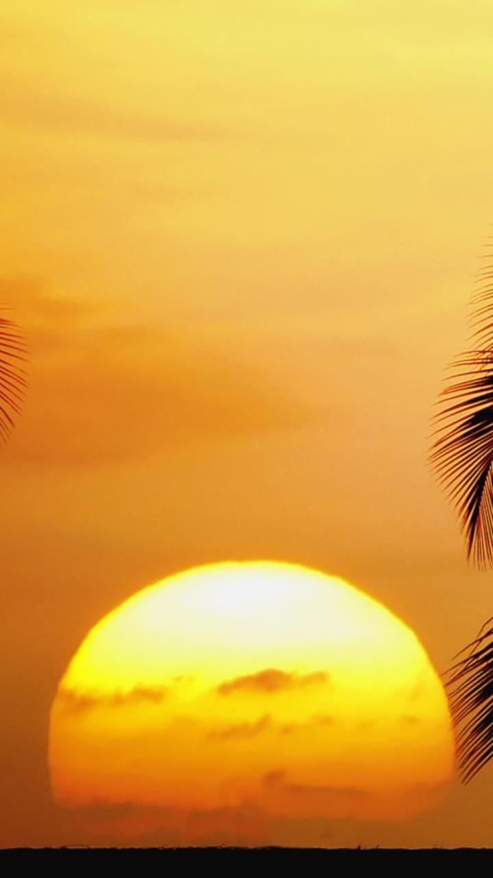 720x1280 Sun Down at Ora Beach wallpaper HD Mobile, Desktop Wallpaper